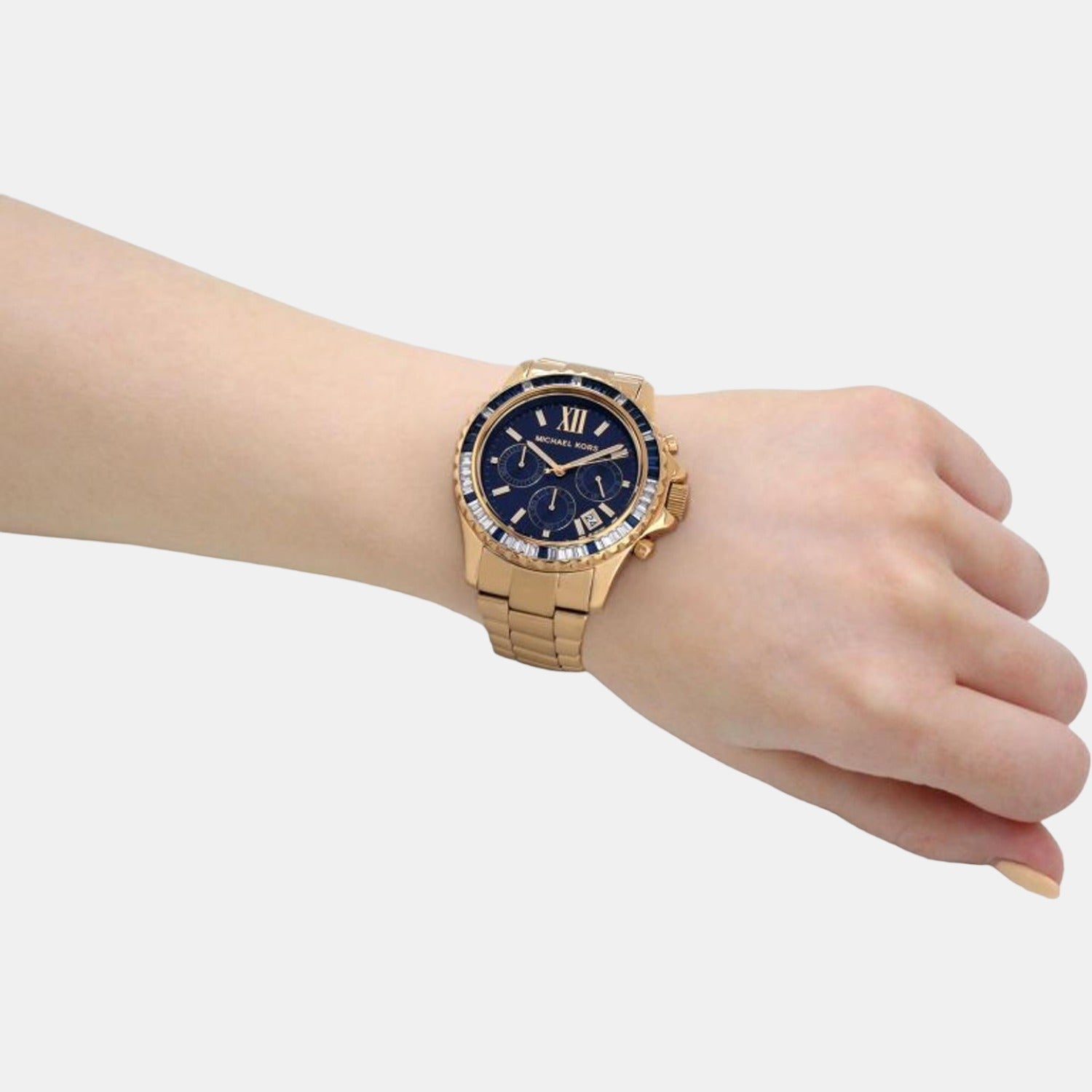 Michael Kors Everest Women Quartz Blue Dial Chronograph Stainless Steel Watch MK6971 - view 4
