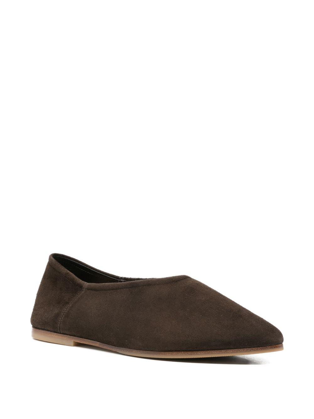 Babu' Milano Umber ballet flats – Outer: Calf Leather 50% - view 2