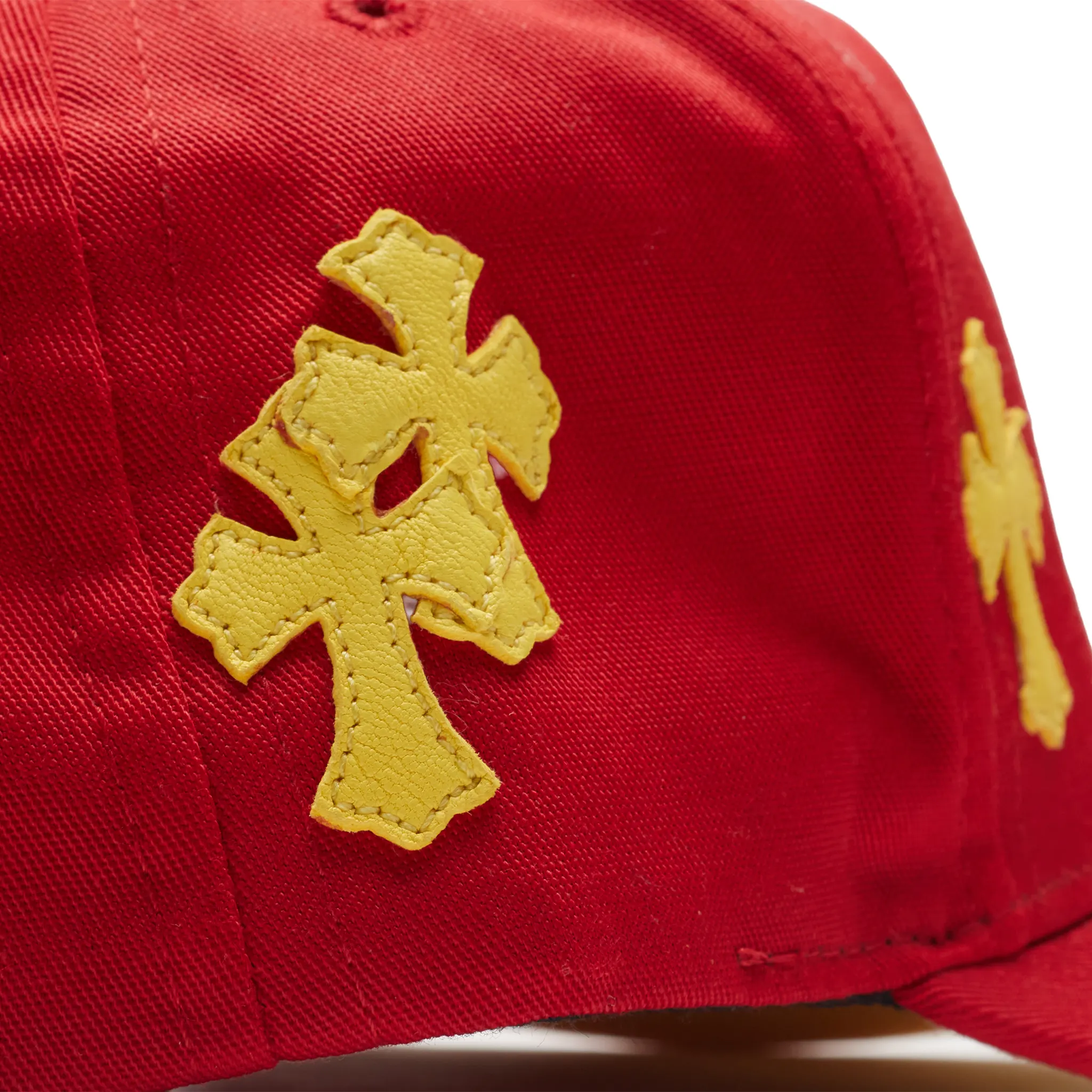 Chrome Hearts Cross Patch Red Yellow Baseball Cap - view 6