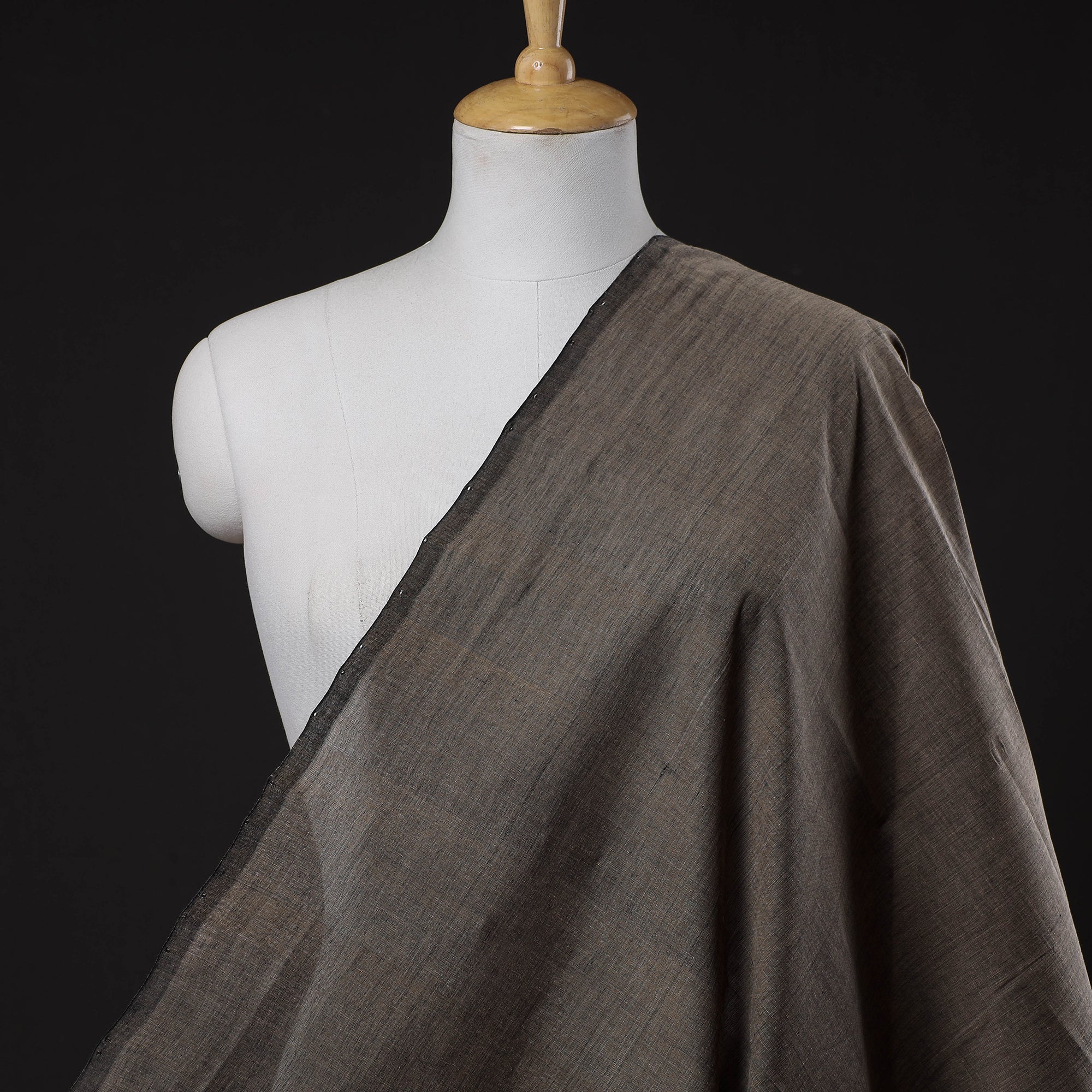 SOUTH KARGHA Brown - Original Mangalagiri Handloom Cotton Fabric