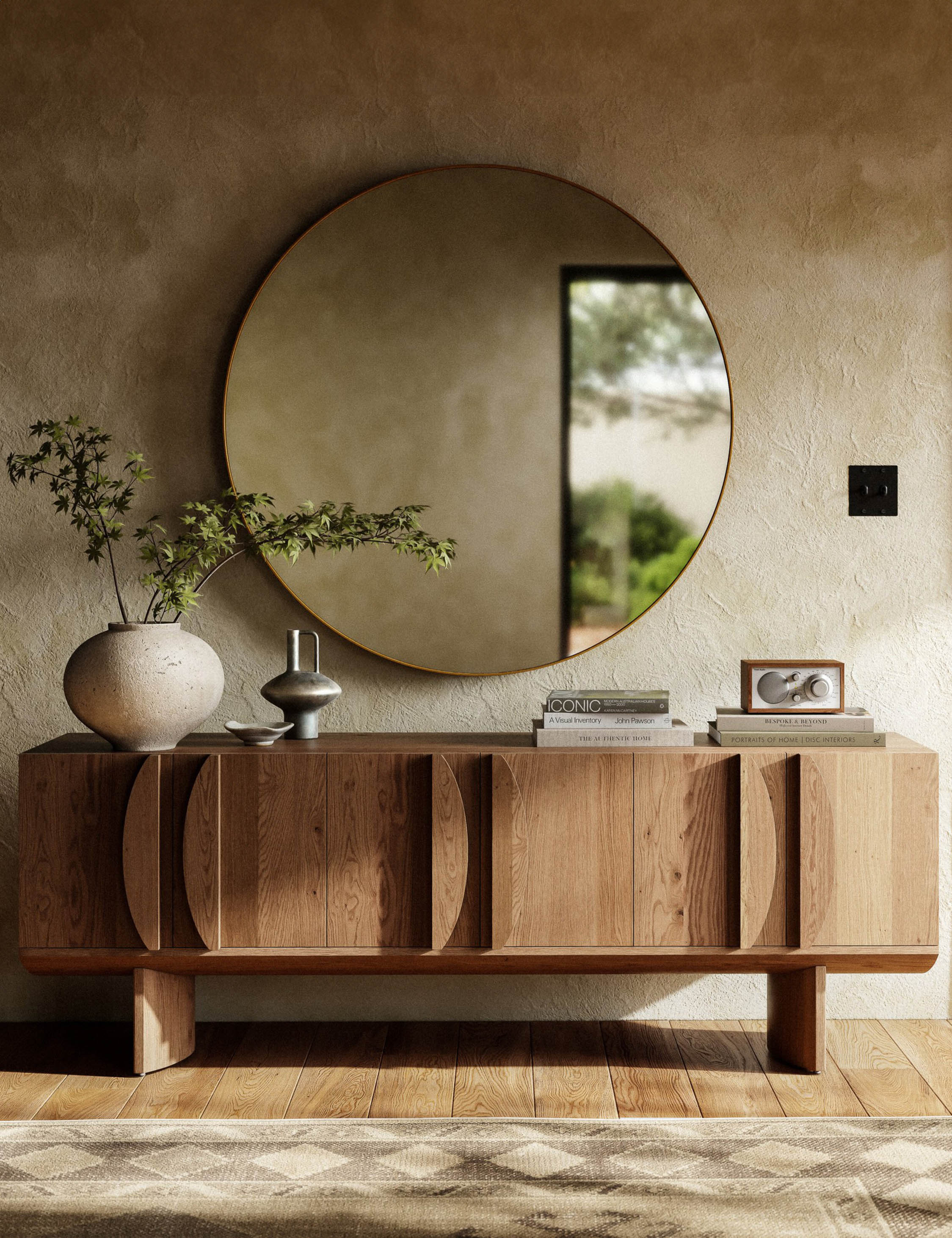 Lulu and Georgia Remwald Media Console – Natural - view 2