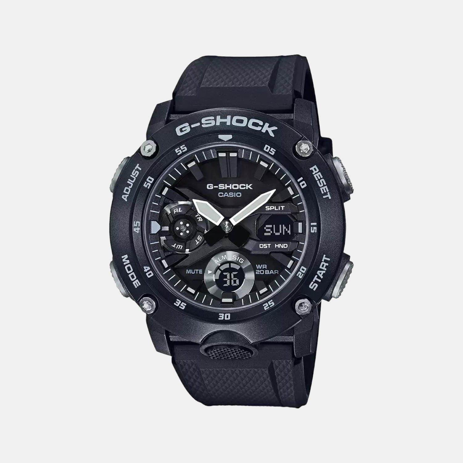Casio G-Shock Men Quartz Black Dial Analog-Digital Resin Watch G970