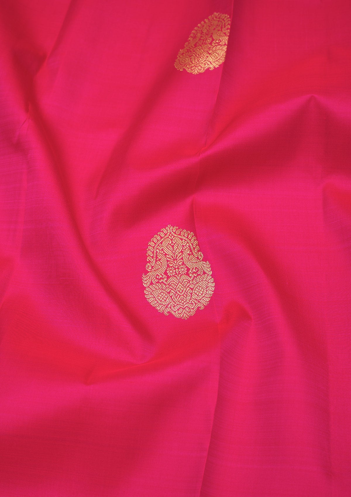 Koskii Rani Pink Zariwork Pure Silk Saree – Women's - view 2