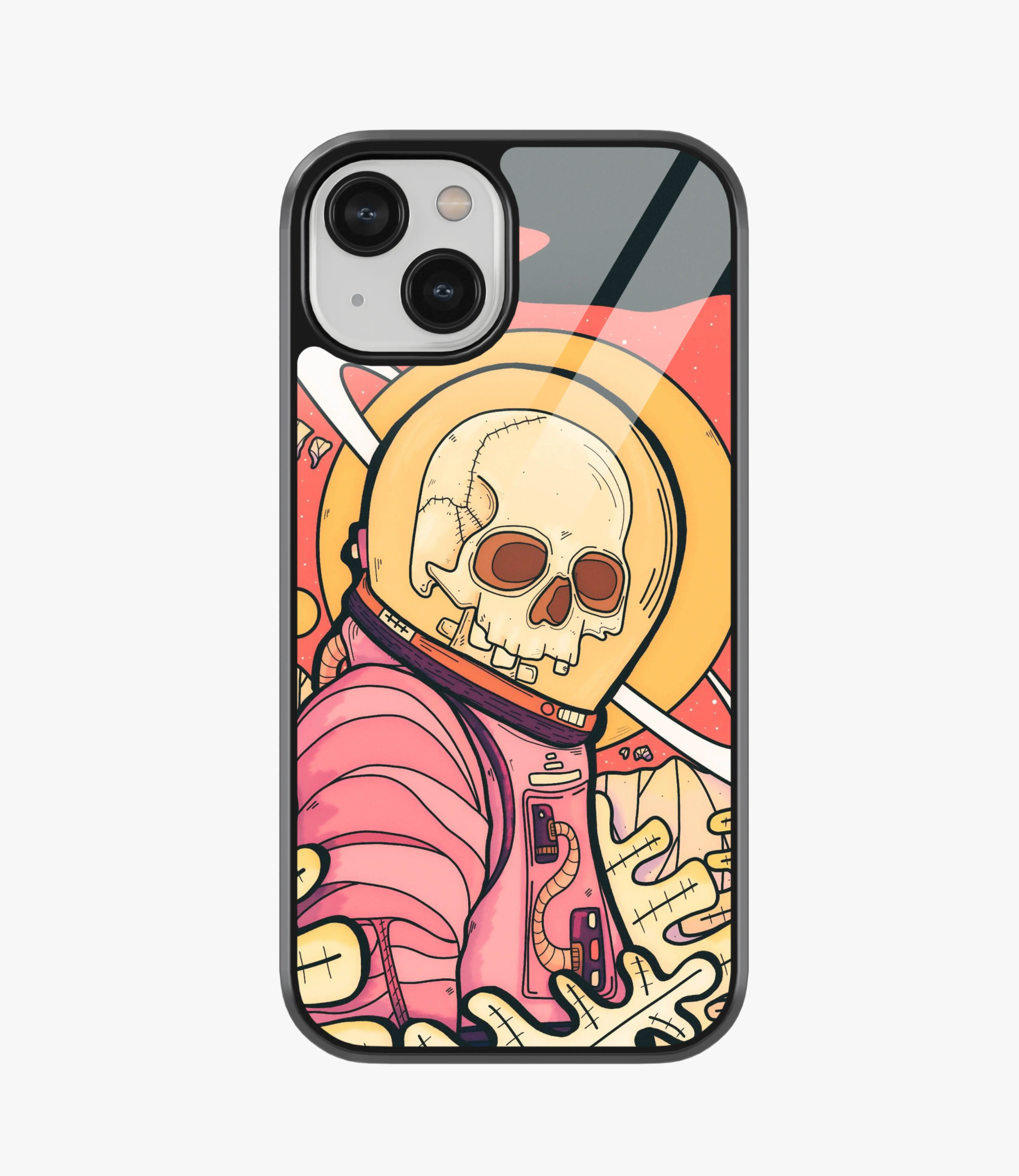 The Case Company Astro Skull Glass Case for iPhone 14