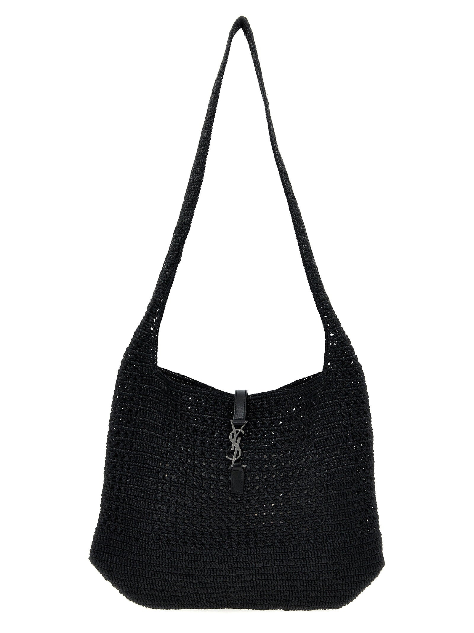 Saint Laurent Le 5 à 7 Midi Shopping Bag – 100% raffia