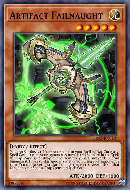 Yu-Gi-Oh! Artifact Failnaught - PRIO-EN013 - Common - 1st Edition