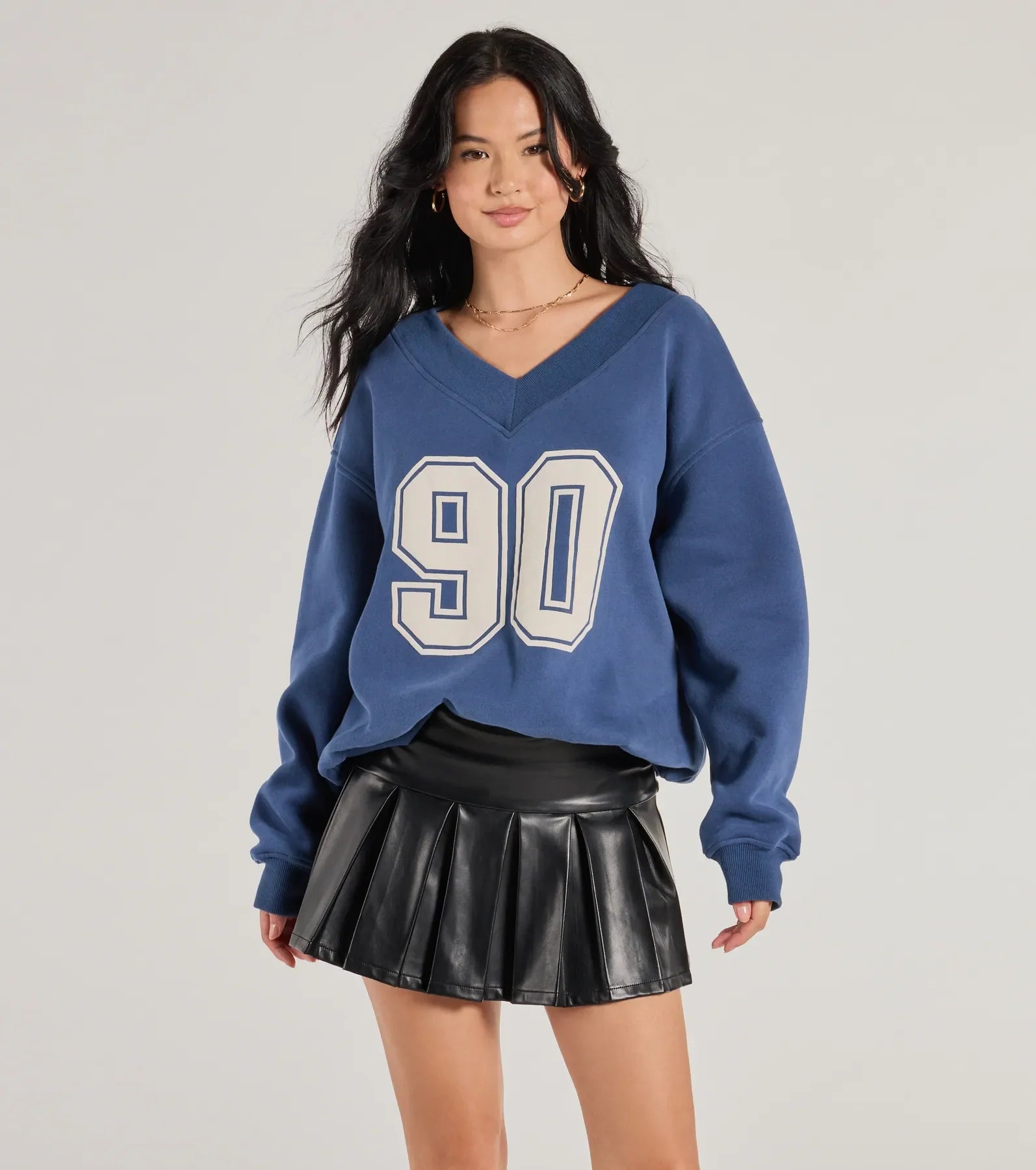 Windsor 90 Graphic Oversized Pullover Sweatshirt