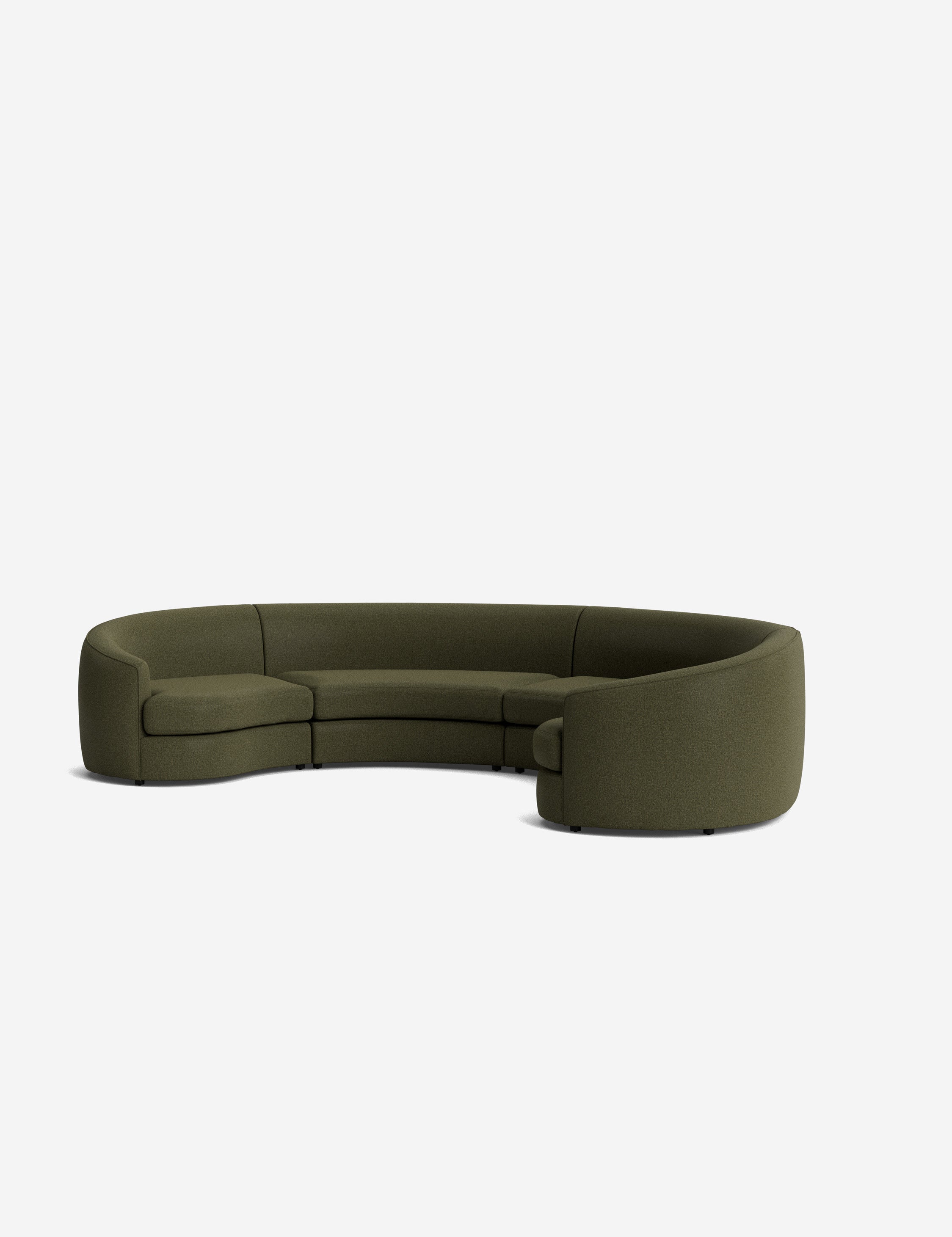 Lulu and Georgia Imada Modular Curved Sectional Sofa - view 60
