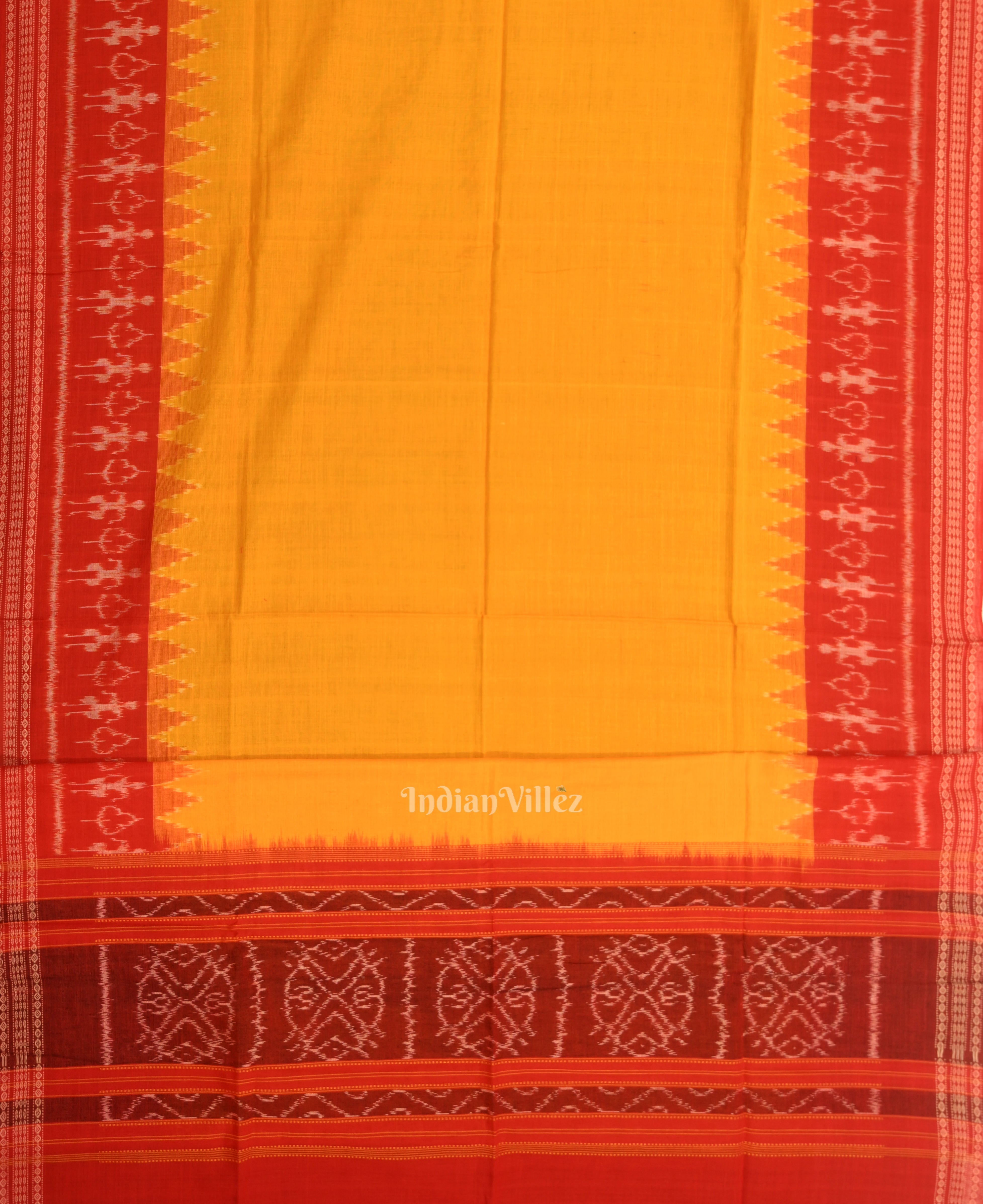 IndianVillèz Multi Color Utkalaxmi Odisha Ikat Sambalpuri Dress Set & Dupatta - view 3