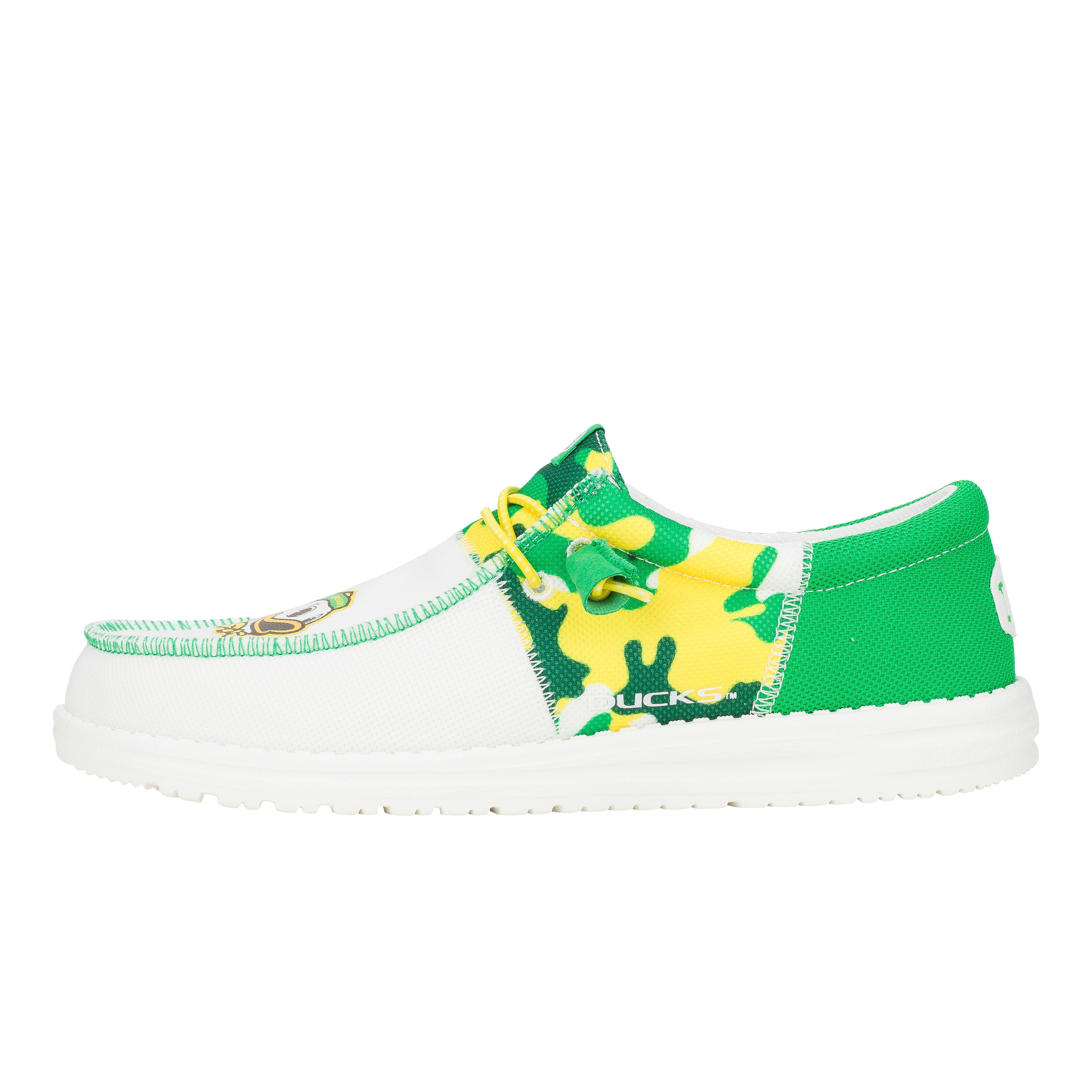 HEYDUDE shoes Men's Wally Tri Oregon - Multi/Island Green