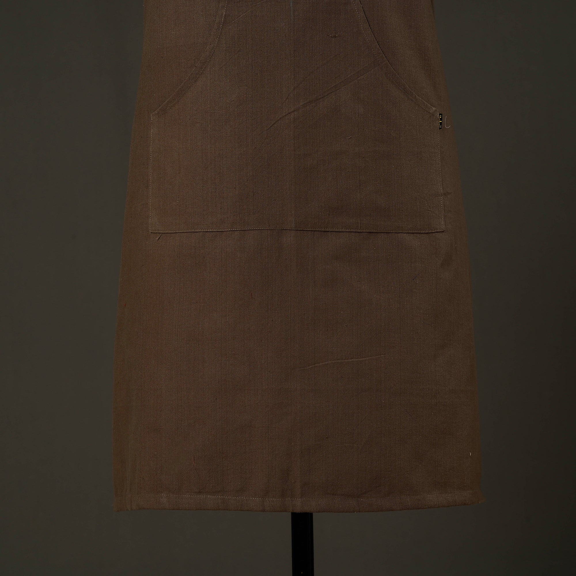 JALPARI Brown - Jhiri Handloom Cotton Apron with Pocket 42 - view 2