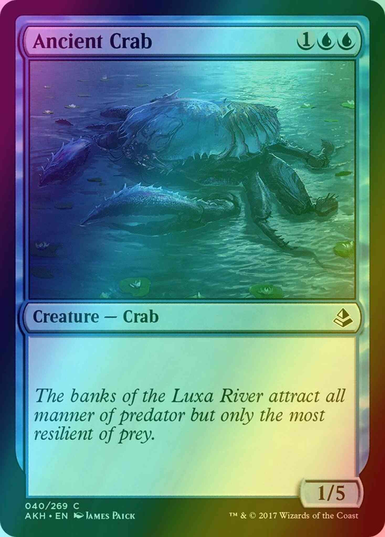 Ancient crab 40 – Magic Ancient Crab [40] [Amonkhet] [Foil]