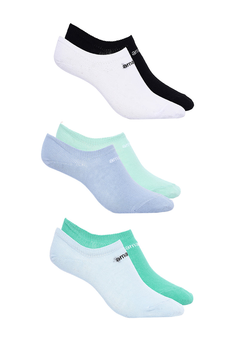 Amante Low Cut Socks (Pack of 6) - Multicolor - view 3