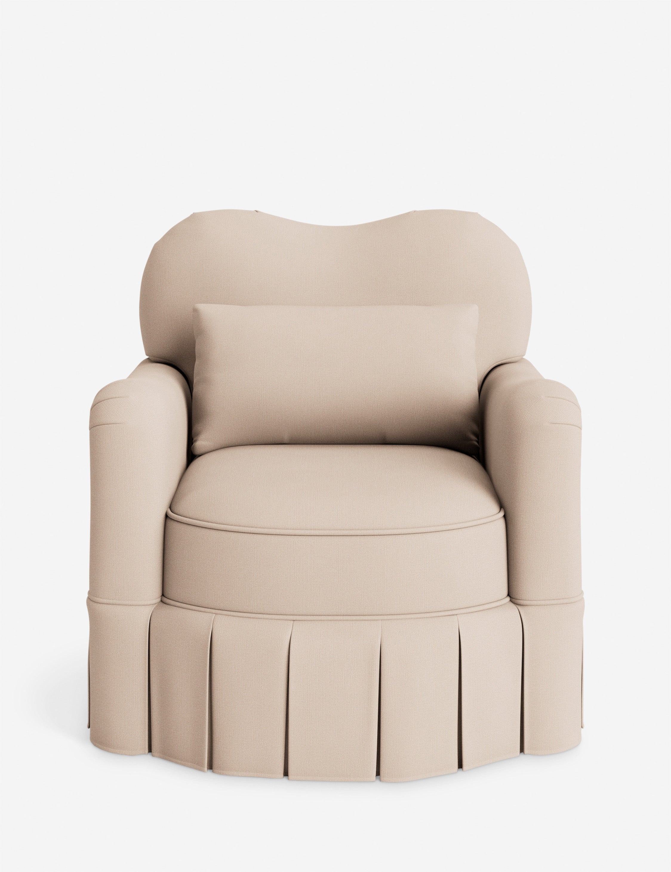 Lulu and Georgia Middleton Skirted Accent Chair by Ginny Macdonald - view 11