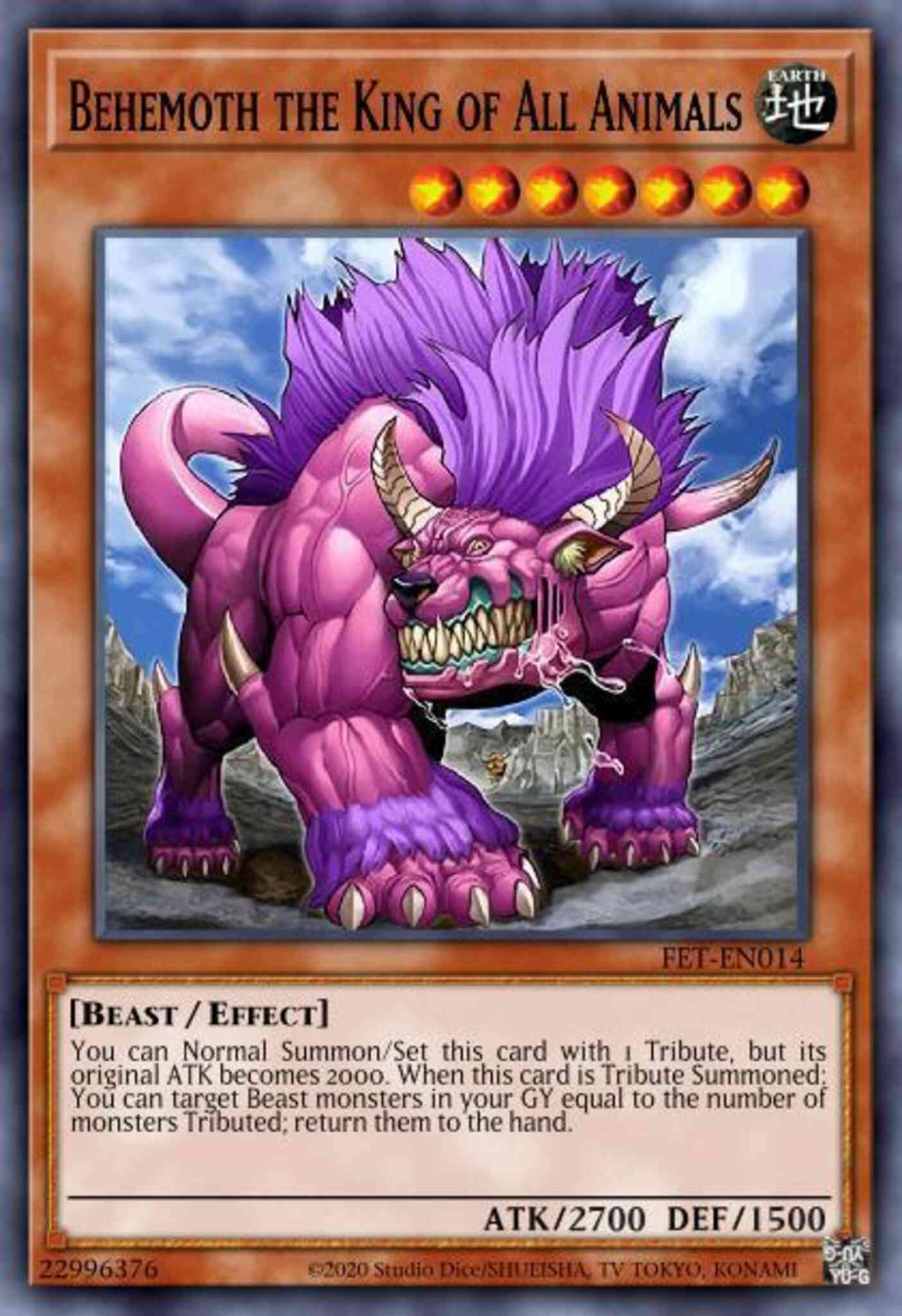 Yu-Gi-Oh! Behemoth the King of All Animals - DR3-EN134 - Super Rare - Unlimited