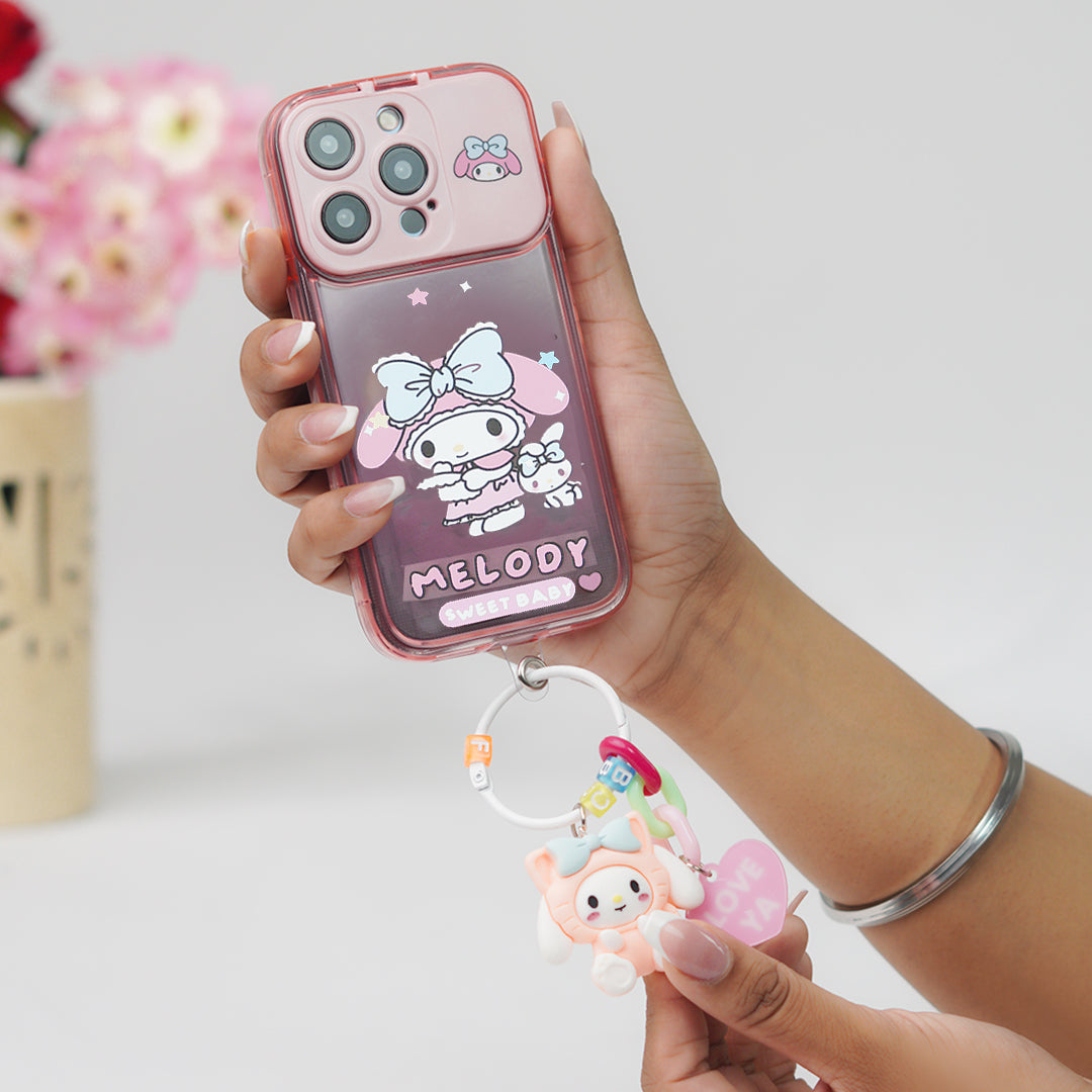 Peeperly Cartoon Melody Flip Mirror Case – No Color - view 2