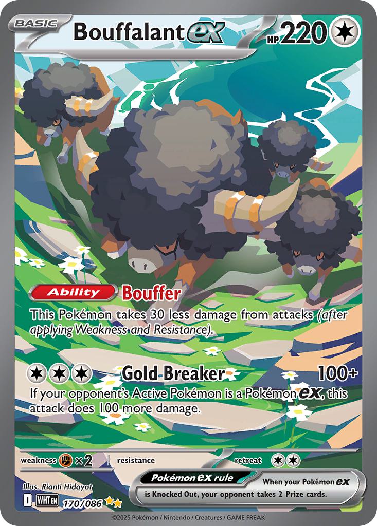 Pokémon Bouffalant ex - 170/086 - Special Illustration Rare [sv105w-170] [Ultra]