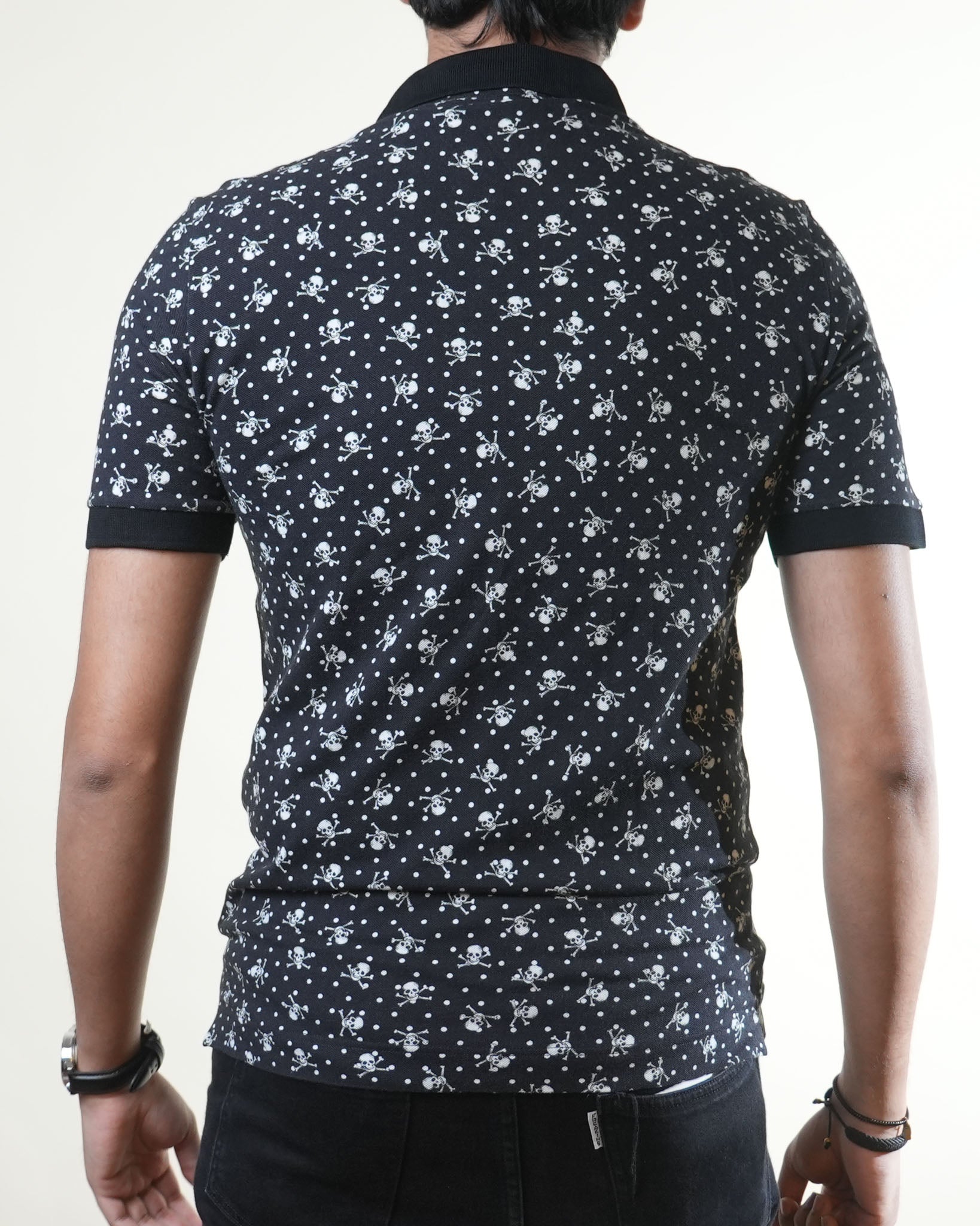 Dolce & Gabbana Skull Printed Black Tee - view 3