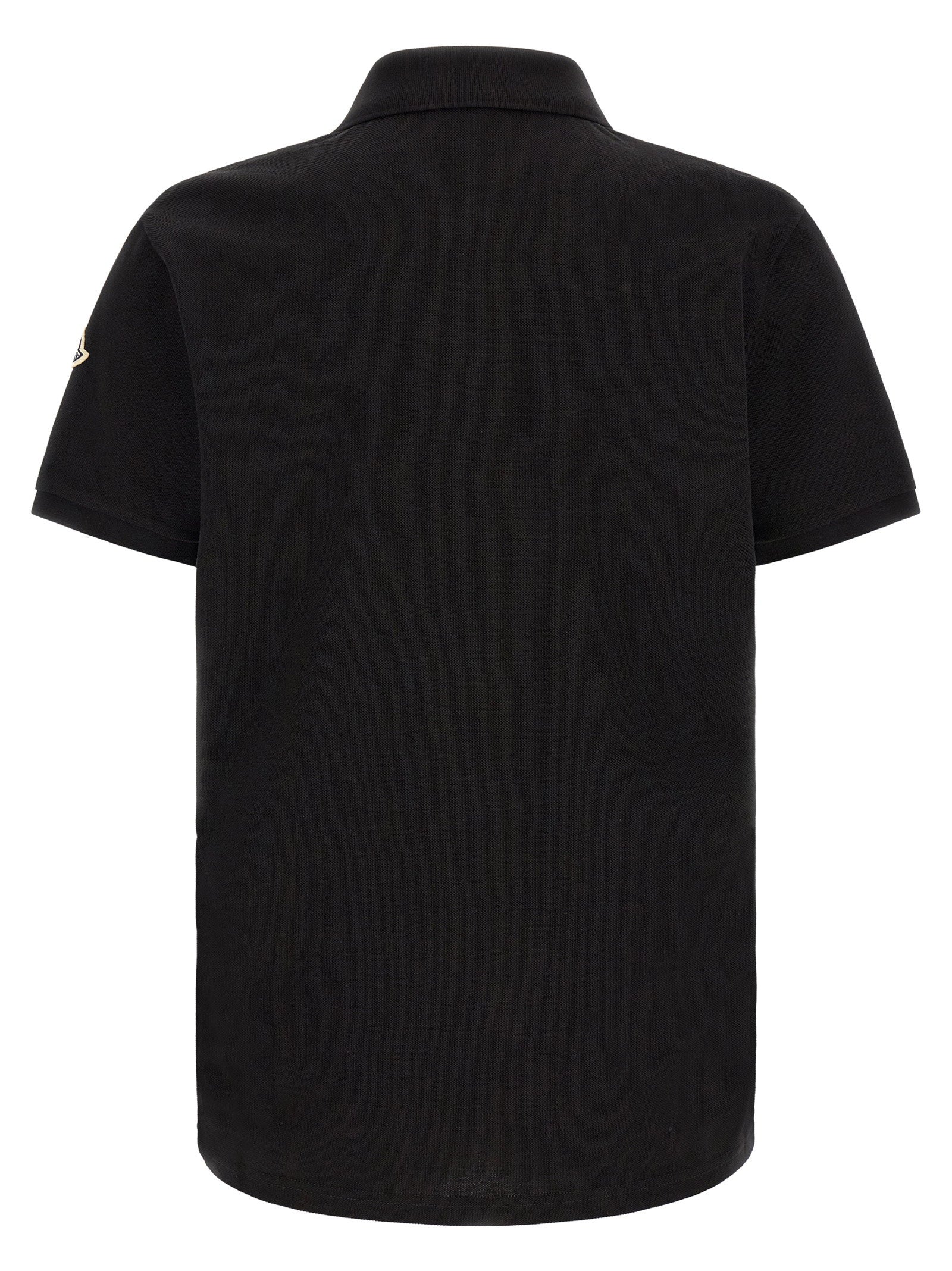 Moncler Tricolor Detail Polo Shirt – 100% cotton - view 2
