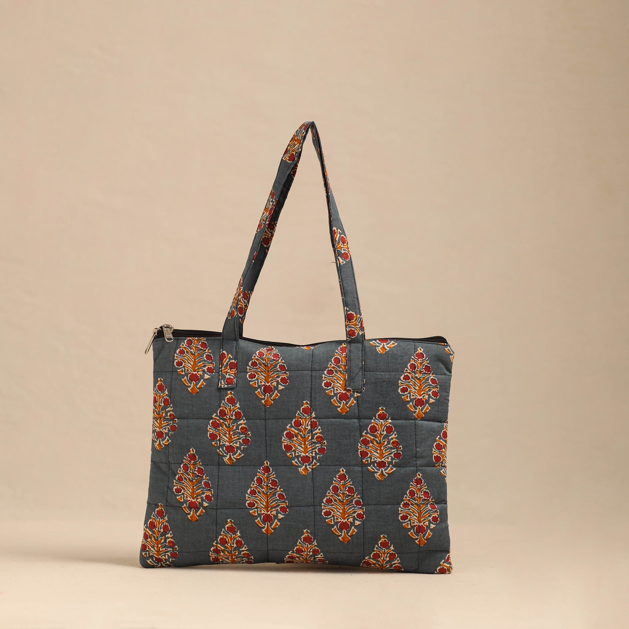 NOORI BAZAR Handmade Quilted Cotton Hand Bag 14