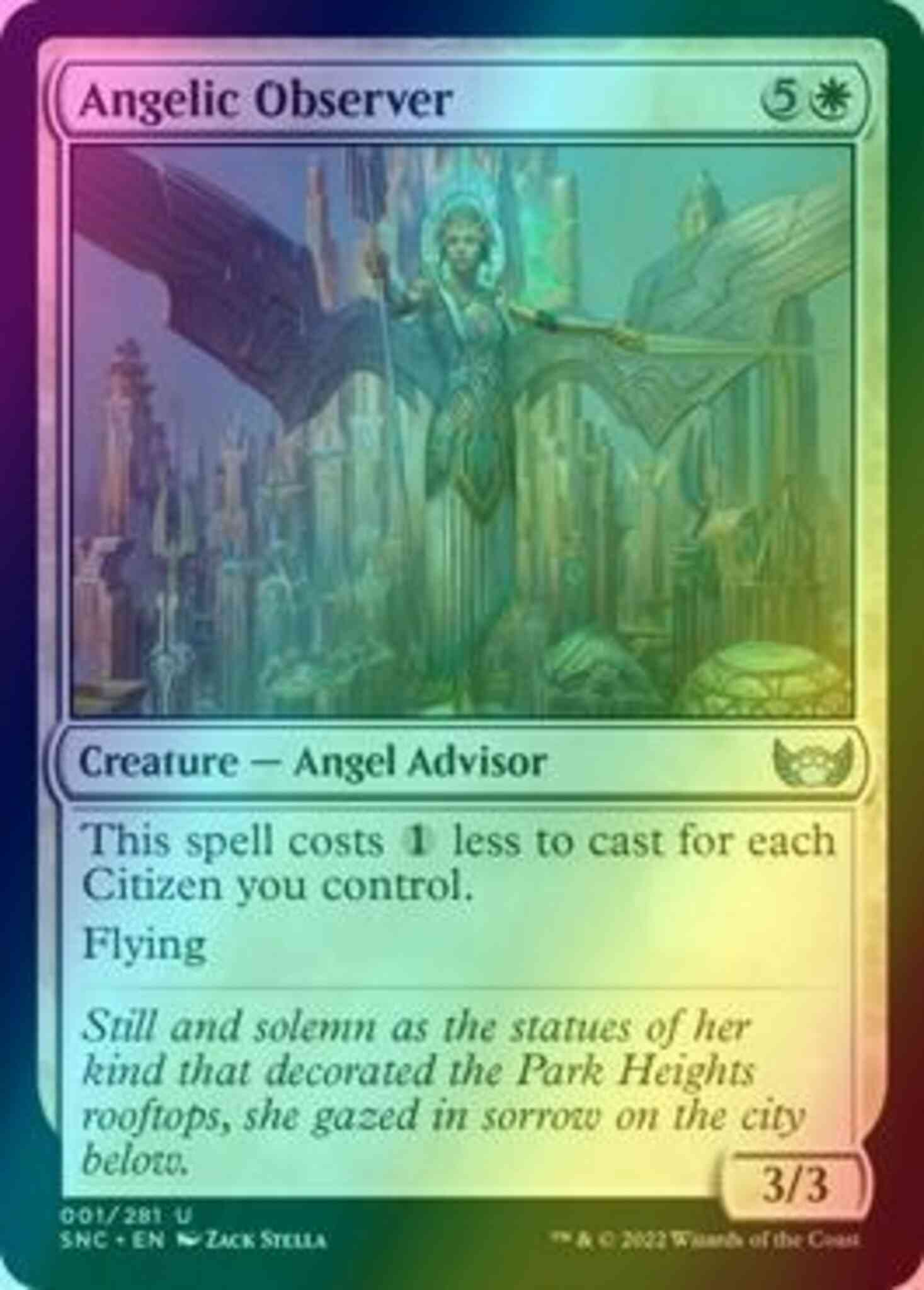 Angelic observer 1 – Magic Angelic Observer [1] [Streets of New Capenna] [Foil]