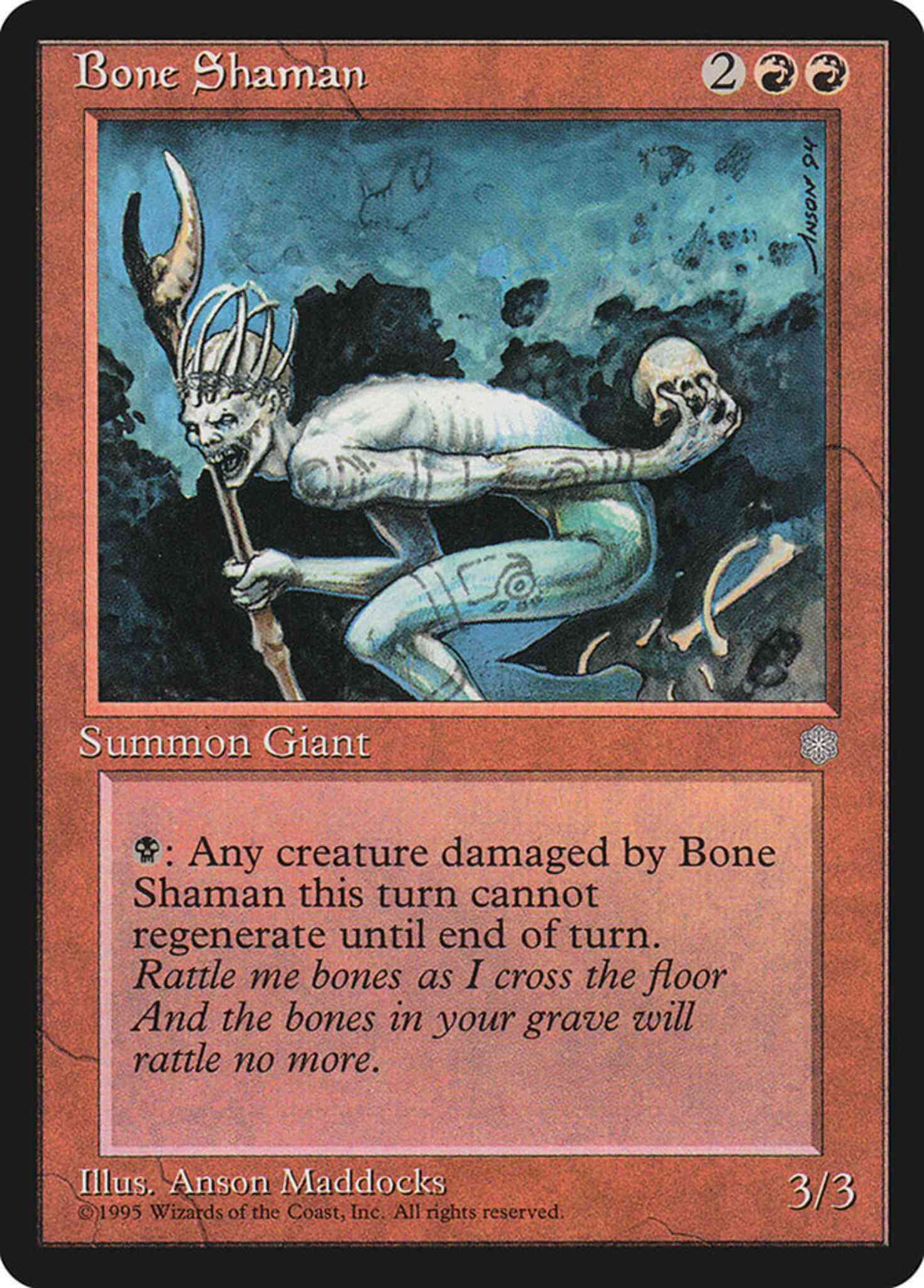 Bone shaman 176 – Magic Bone Shaman [176] [Ice Age] [Non-Foil]