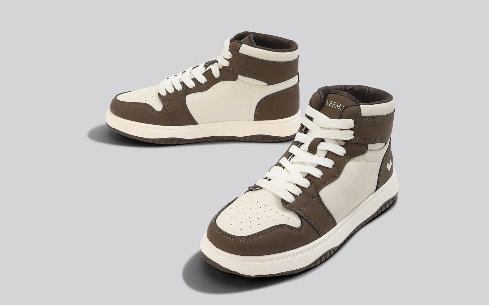 Neeman's Character High Top : Ivory-Brown - view 7