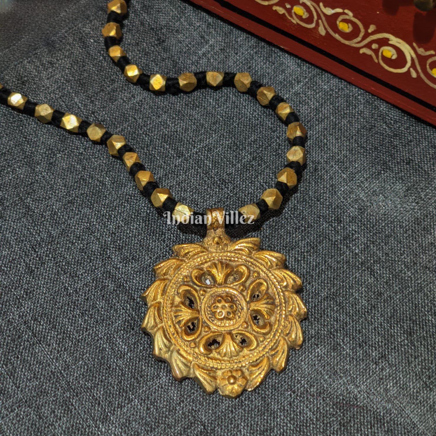 IndianVillèz Pure Handmade Tribal Dhokra Jewellery