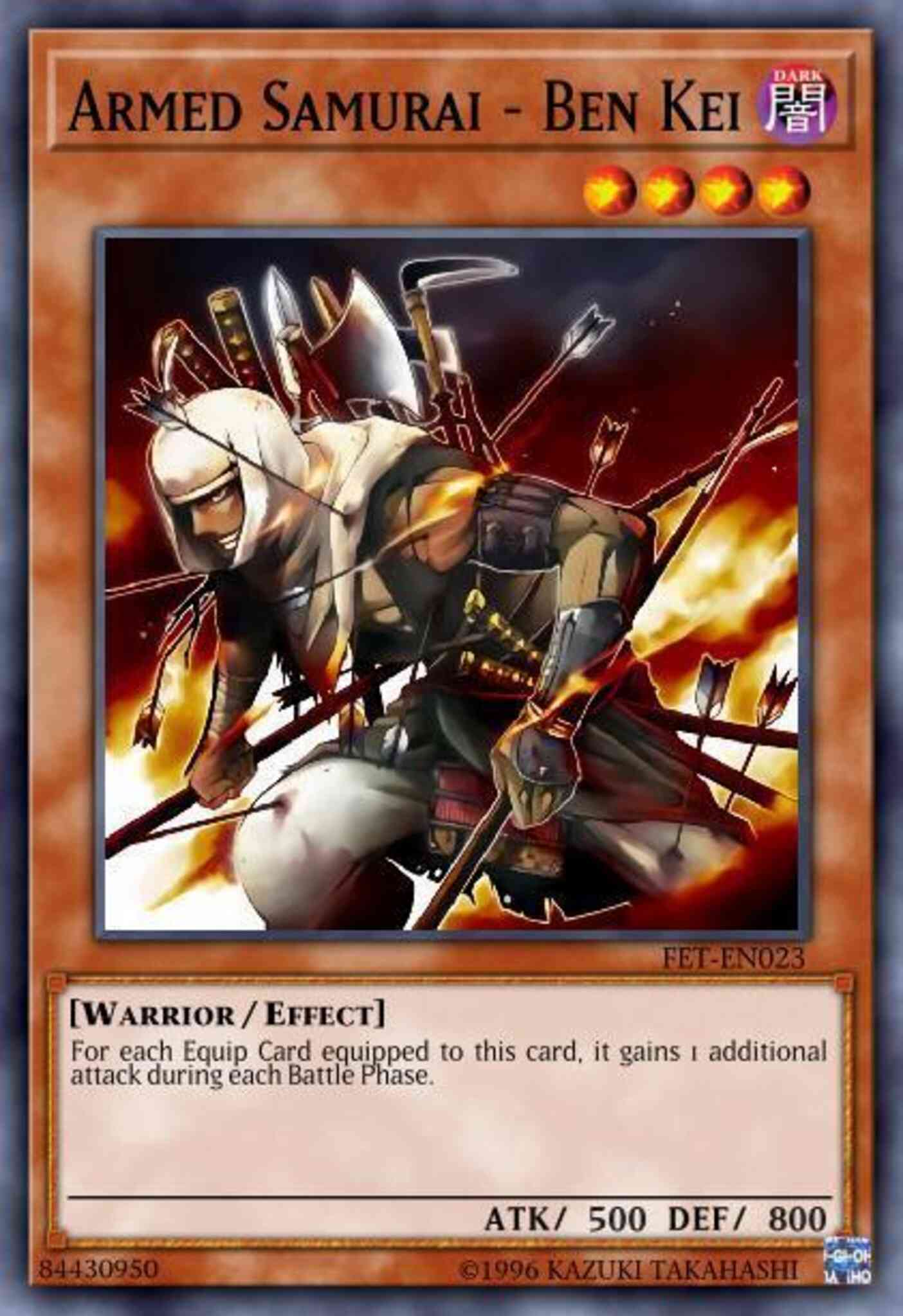 Yu-Gi-Oh! Armed Samurai - Ben Kei - FET-EN023 - Common - Unlimited