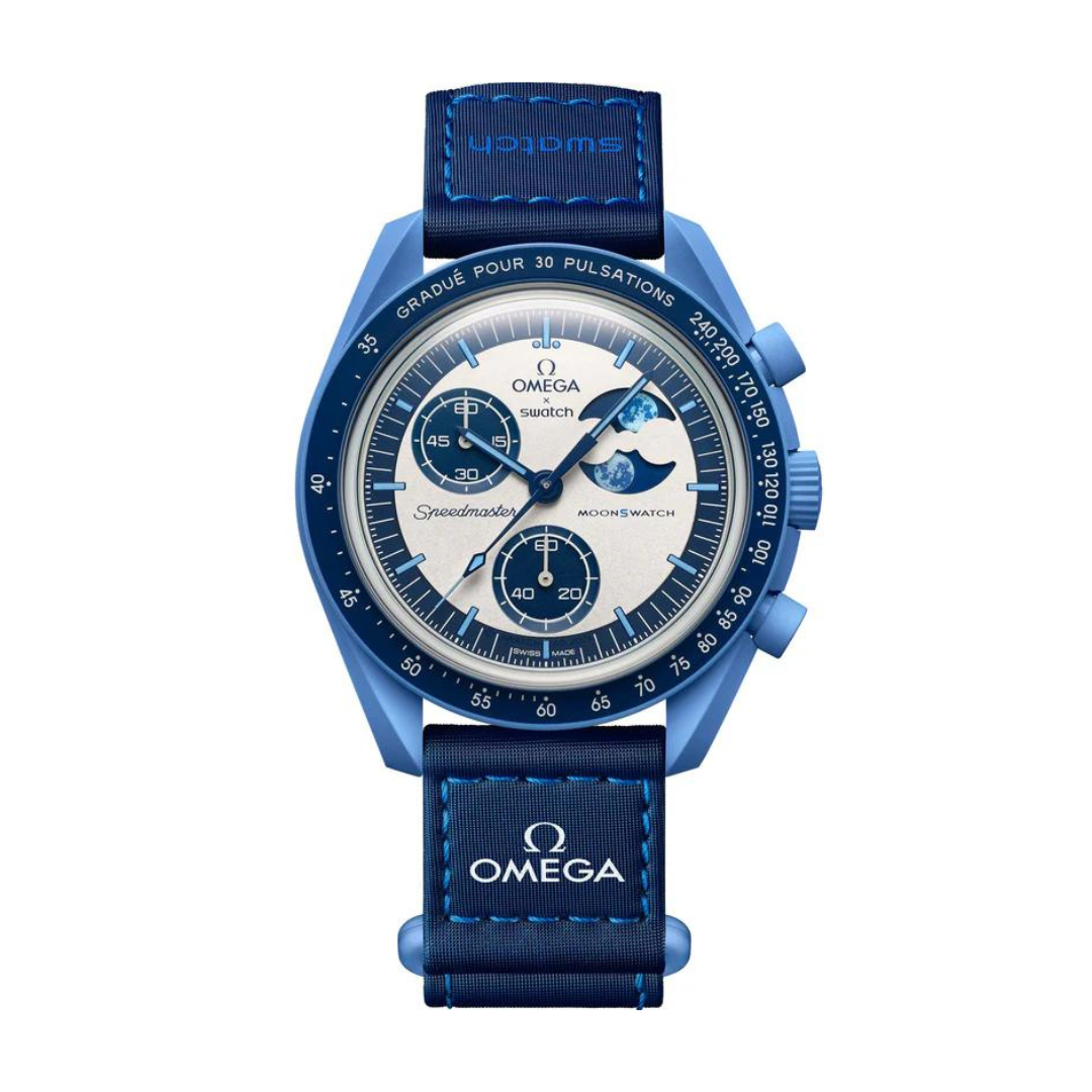 Cop Underdog Omega x Swatch Mission To The Super Blue Moonphase
