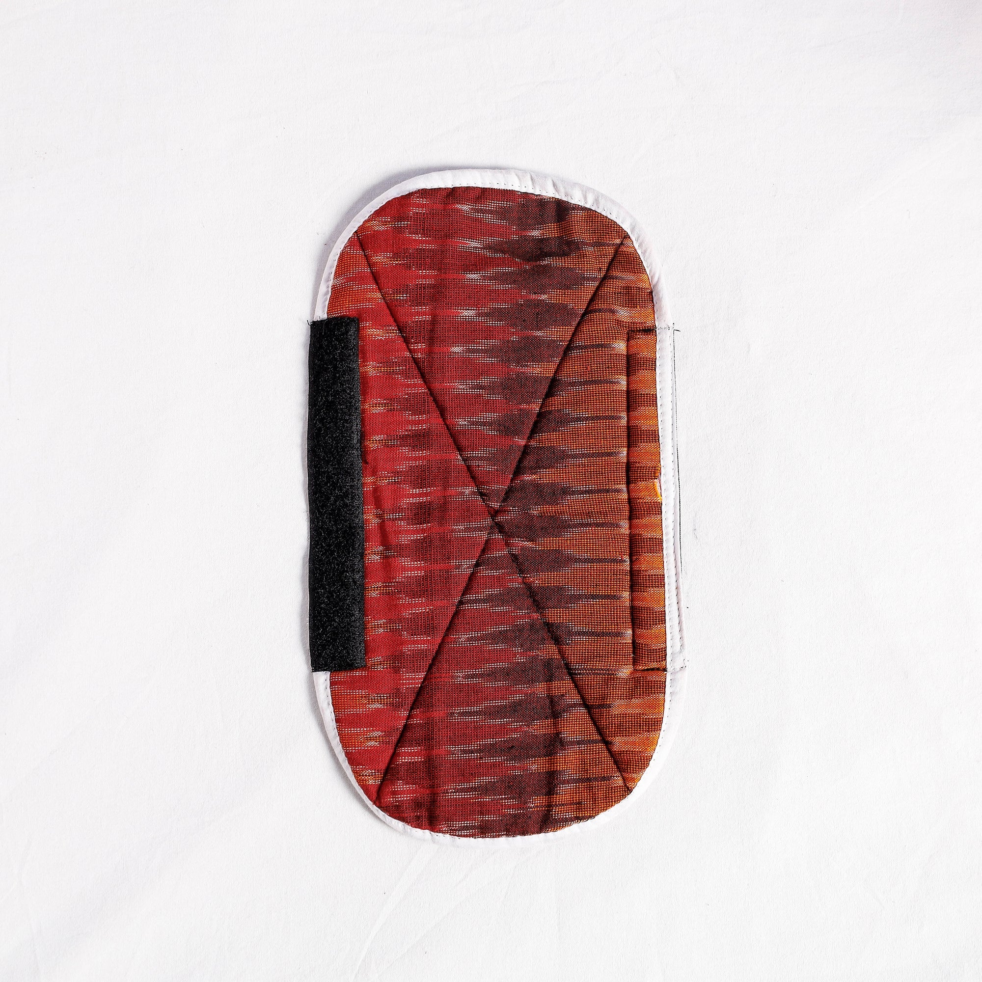 JALPARI Brown - Pochampally Ikat Handmade Fridge Handle Cover - view 2