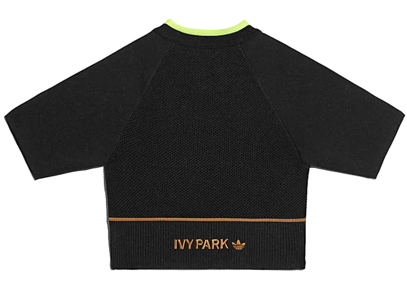 adidas Ivy Park Knit Crop Top Black/Mesa - view 2