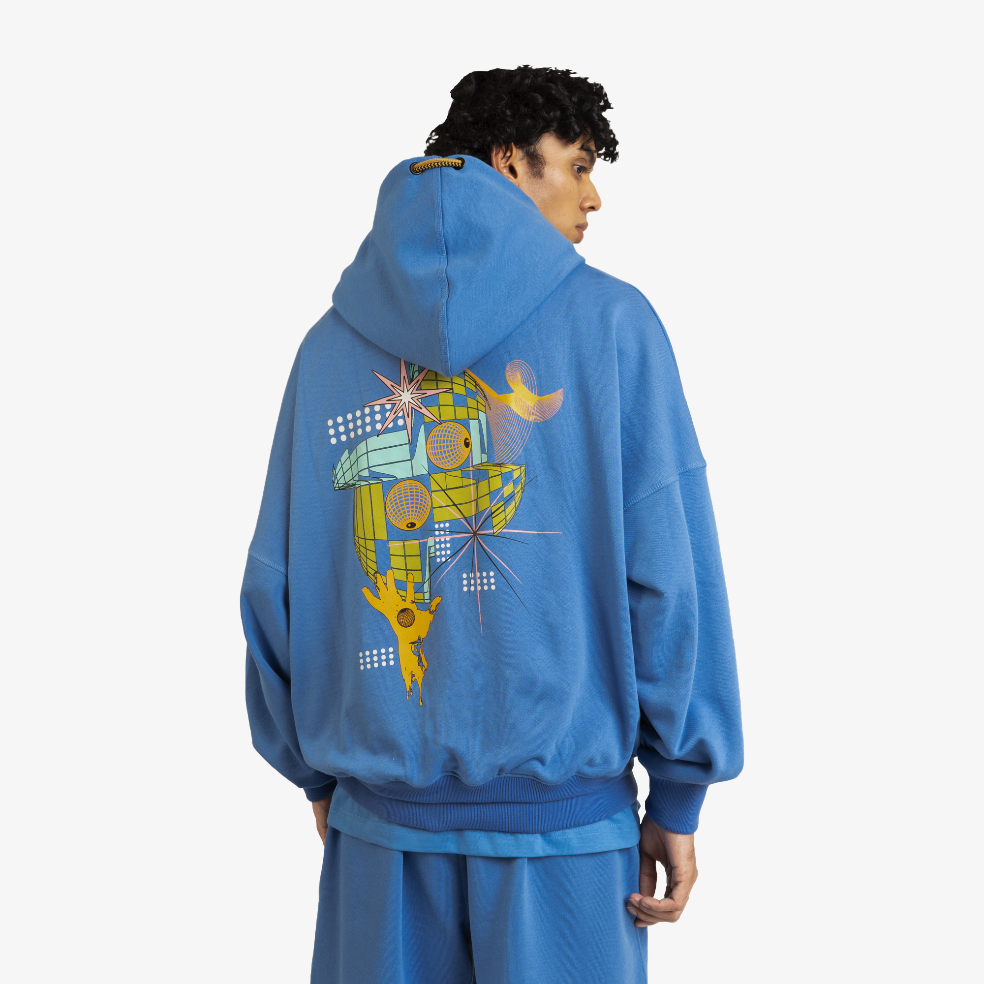 Superkicks | SPACEMAN DISCO HOODIE { BLUE - view 6