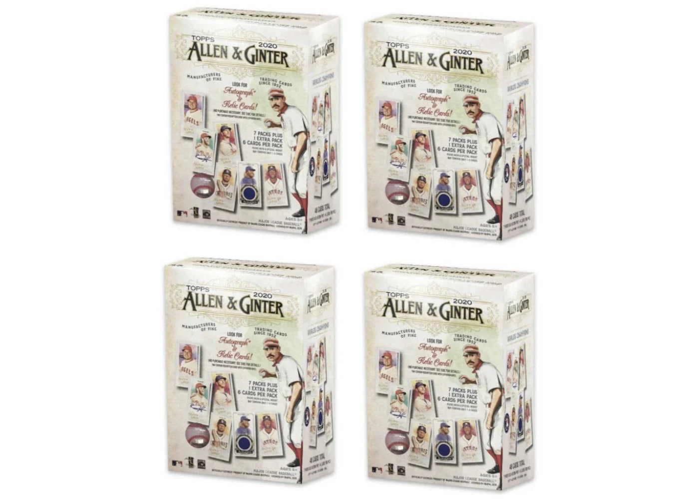 Allen ginter baseball – 2020 Topps Allen & Ginter Baseball Blaster Box 4x Lot