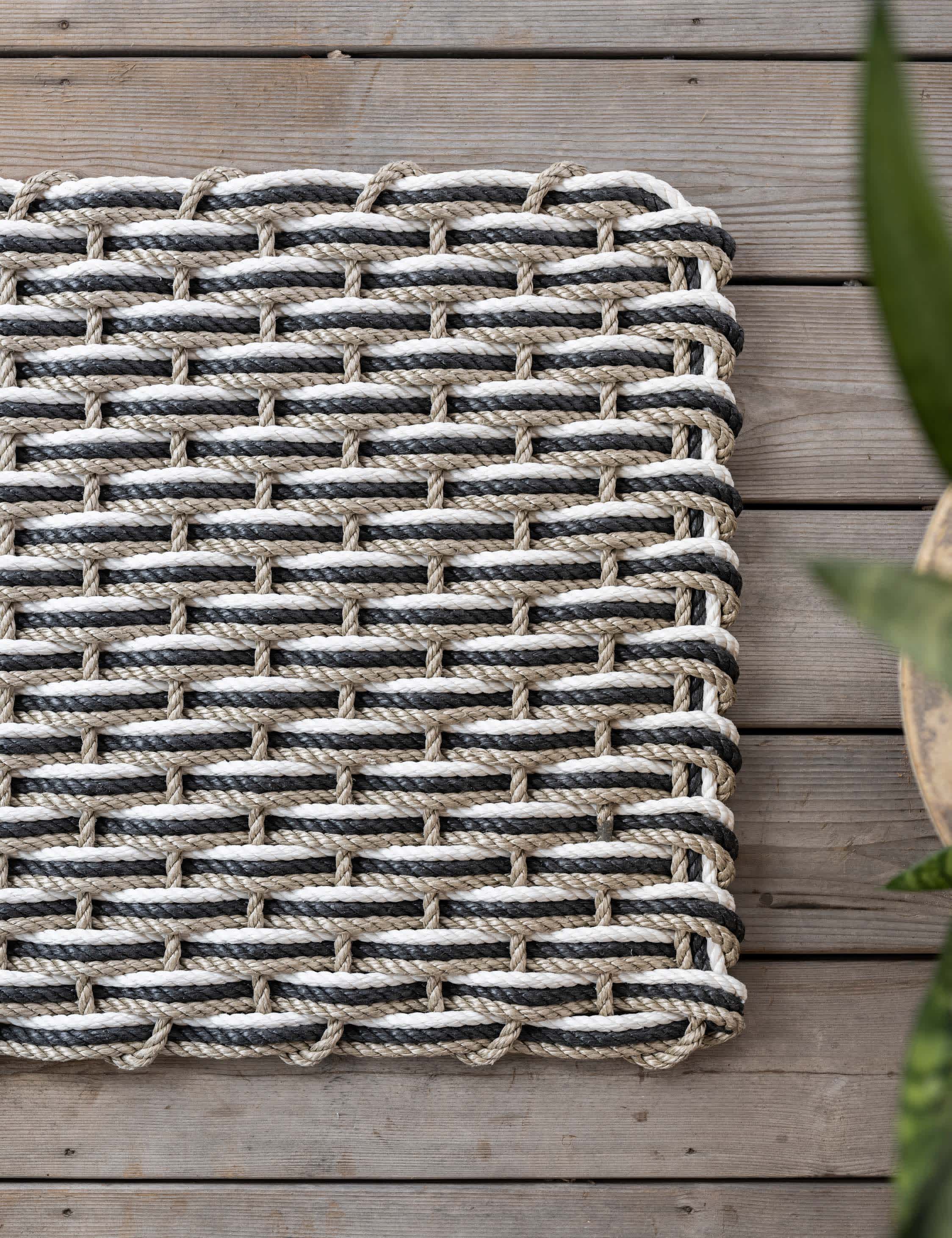 Lulu and Georgia Two Tone Doormat by The Rope Co. - view 4