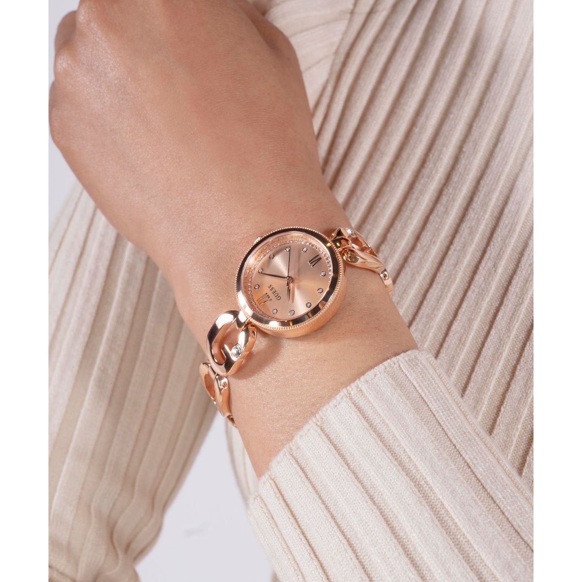 Guess empower Women Quartz Rose Gold Dial Analog Stainless Steel Watch GW0759L3 - view 7