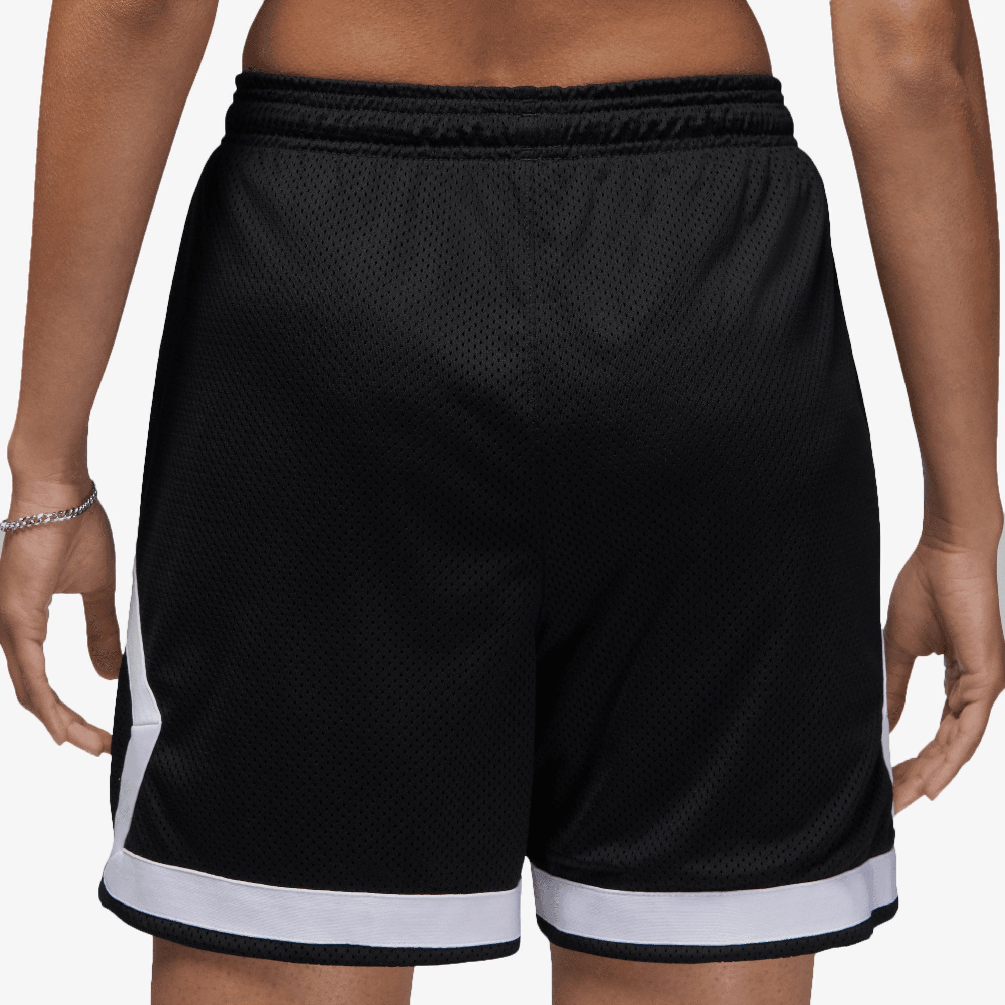 Jordan | DIAMOND SHORTS { BLACK/WHITE