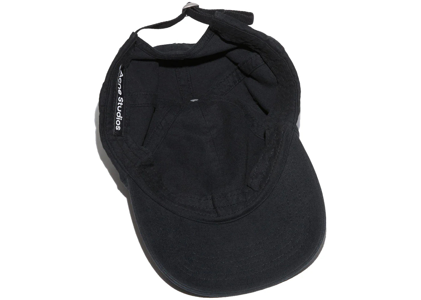 Acne Studios Face Logo Baseball 6-Panel Cap Black - view 2