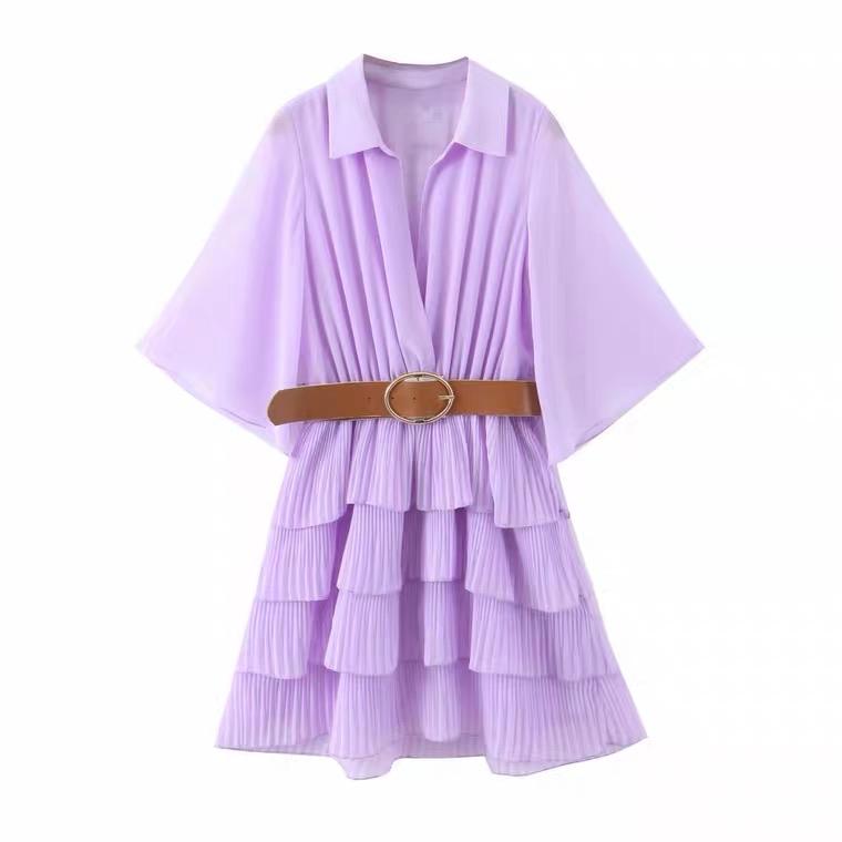 Alamode By Akanksha Terry Lilac Dress