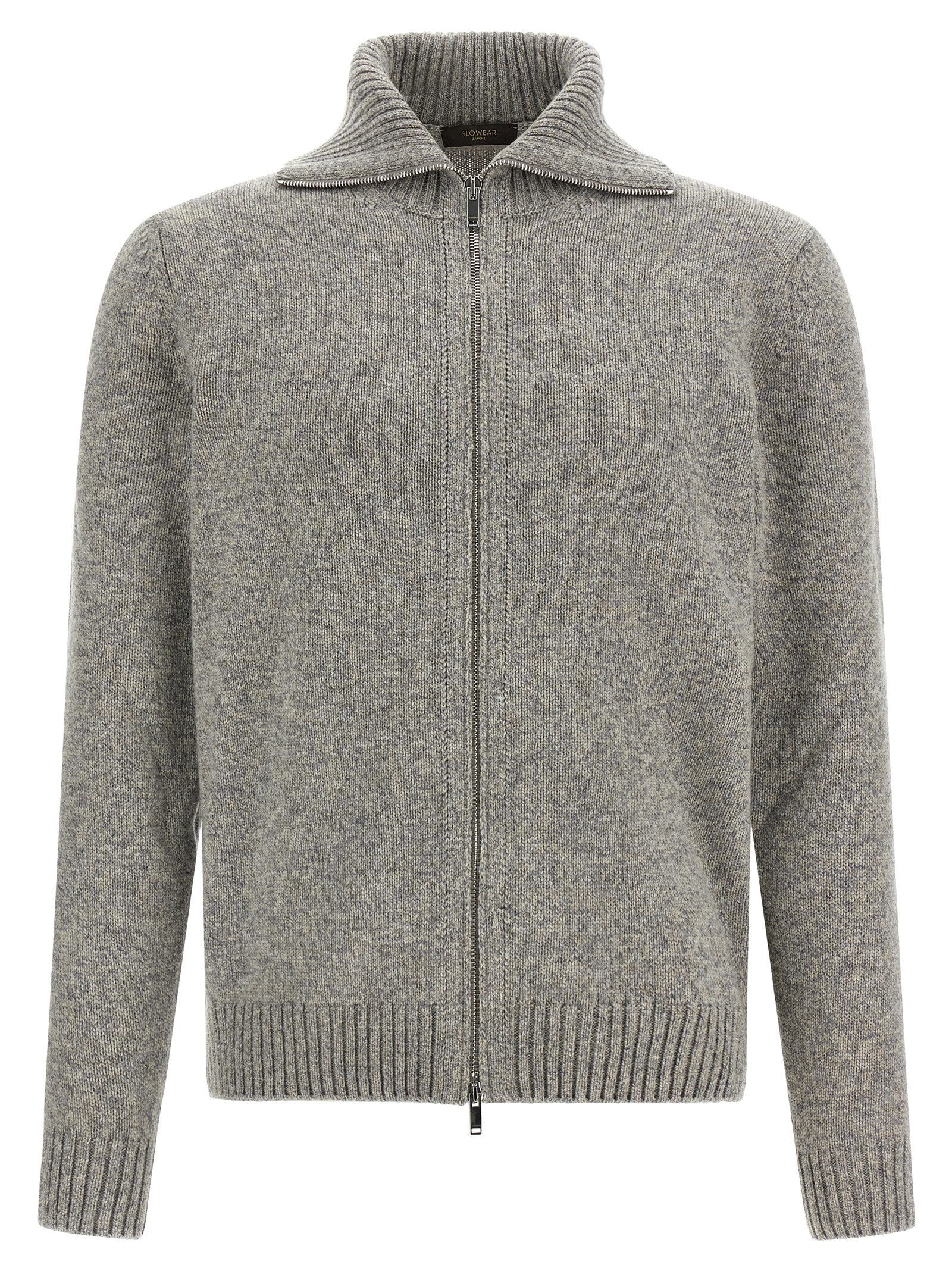 Zanone Virgin Wool Cardigan – 100% virgin wool