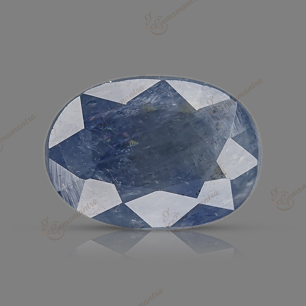 Gemsmantra Natural Blue Sapphire 5.64 Oval Shape - view 2