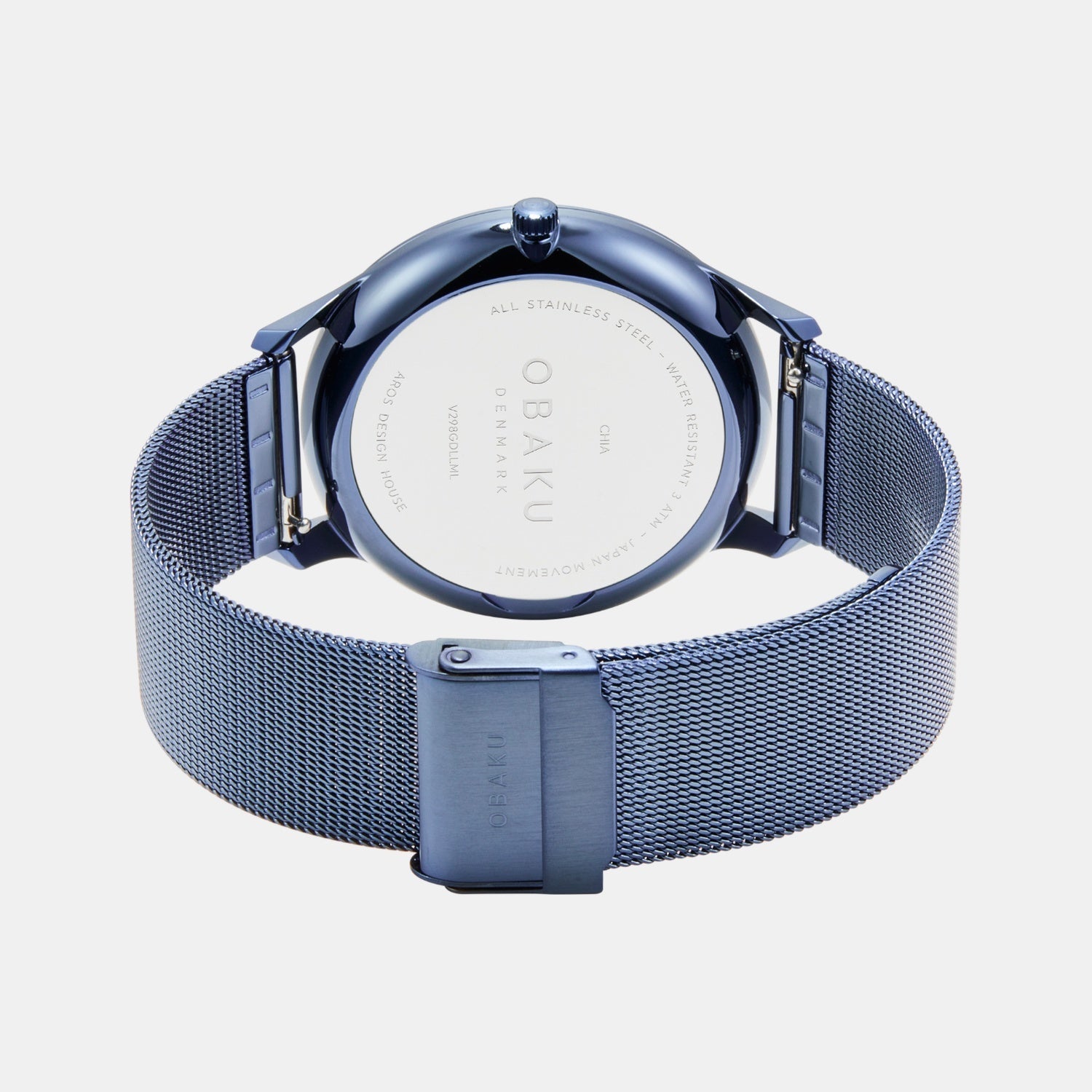 Obaku Chia Marine Men Quartz Blue Dial Analog Stainless Steel Watch V298GDLLML - view 4