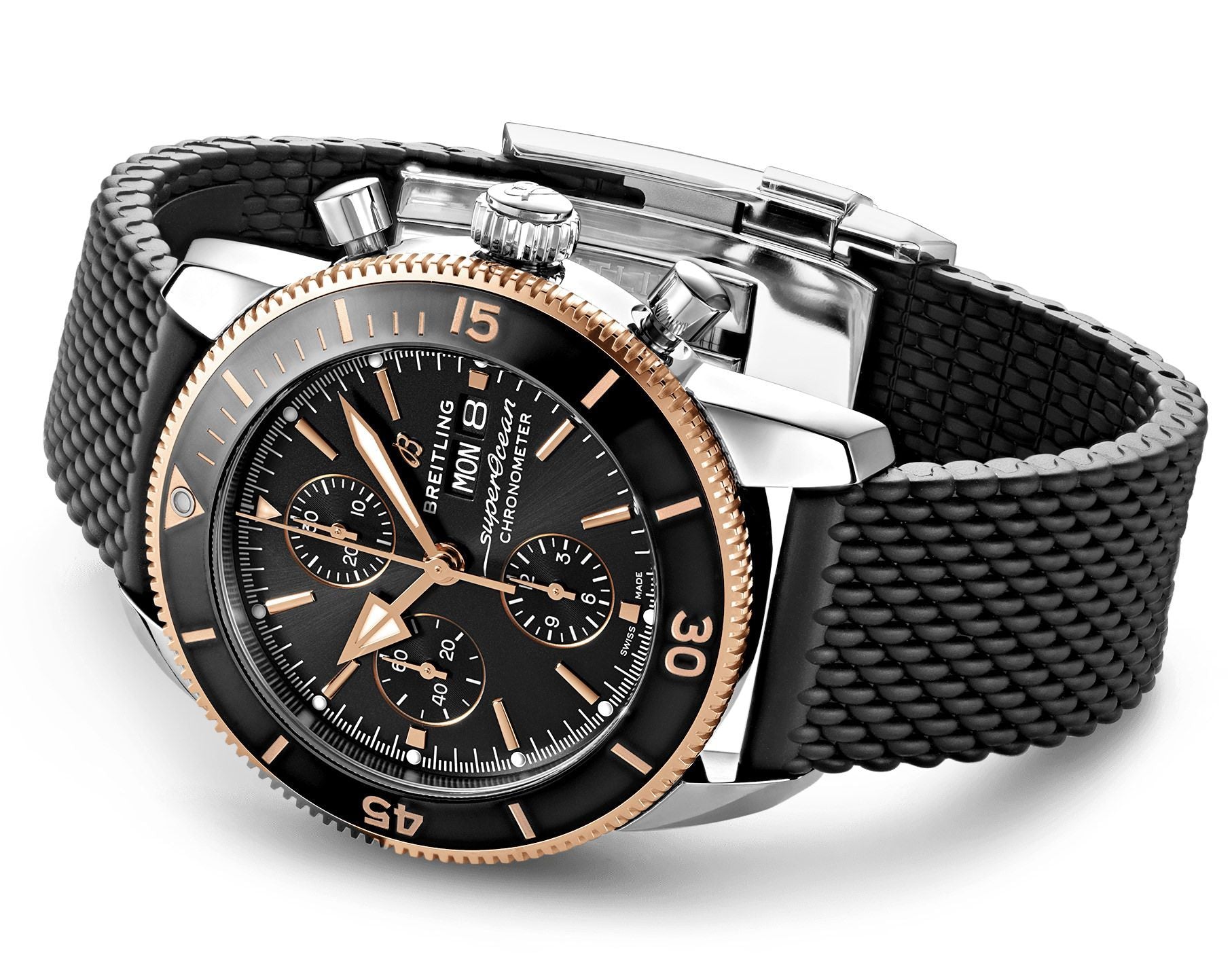 Breitling Superocean Heritage Chronograph Black Dial Men 44mm - view 2