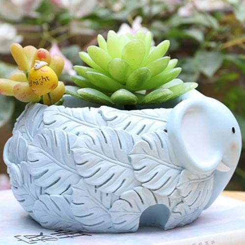 Nestasia Elephant Planter - view 2