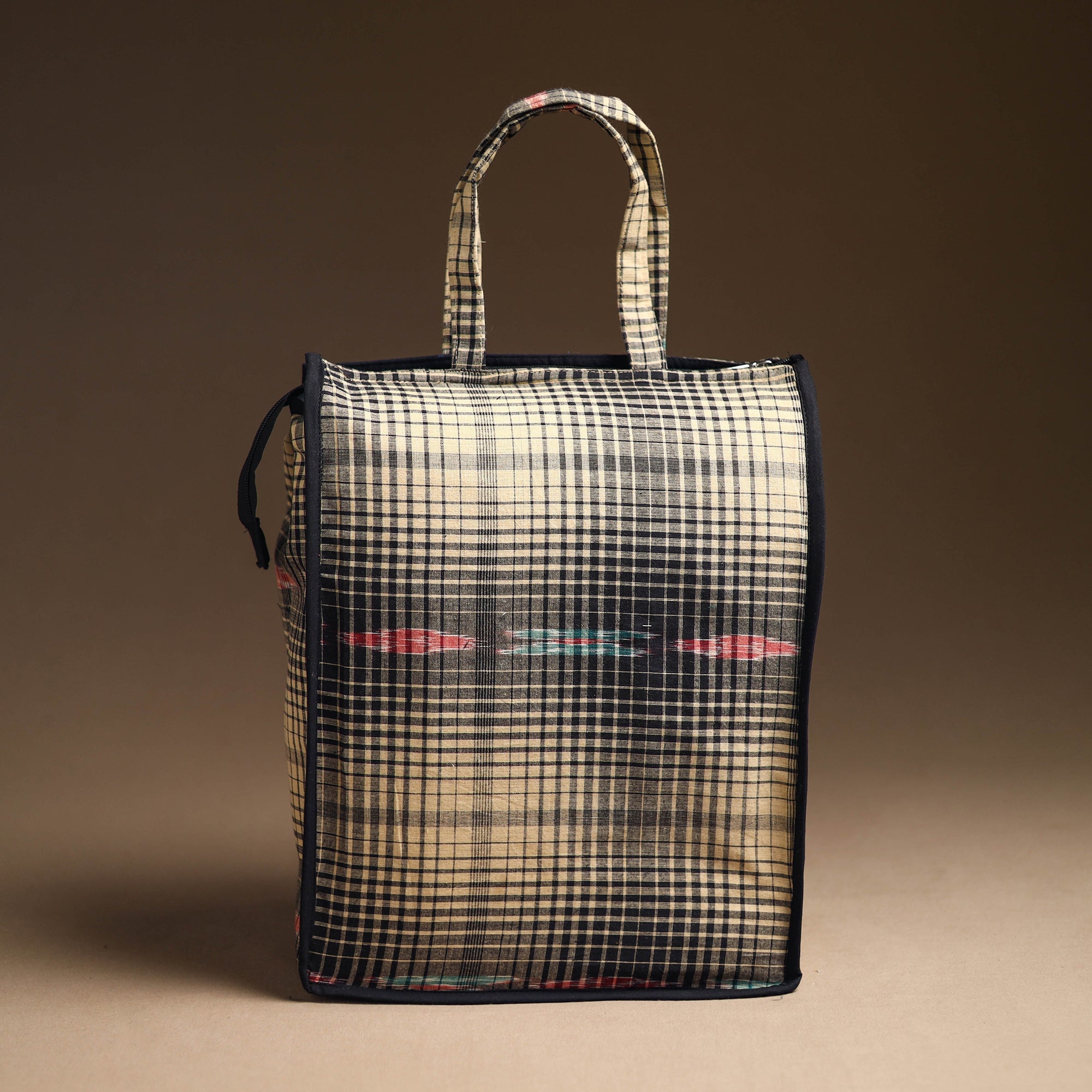 NOORI BAZAR Black - Handcrafted Cotton Shopping Bag 05 - view 3