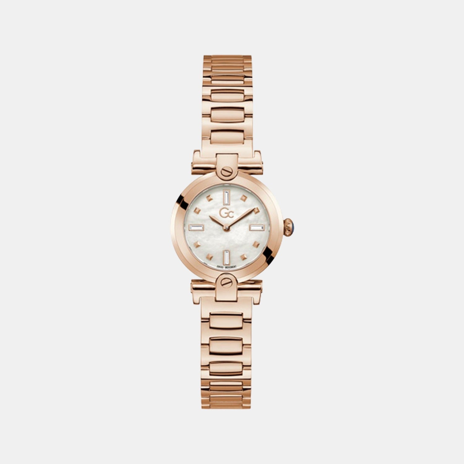 GC Fusion Women's Women Quartz White Dial Analog Stainless Steel Watch Y97002L1MF
