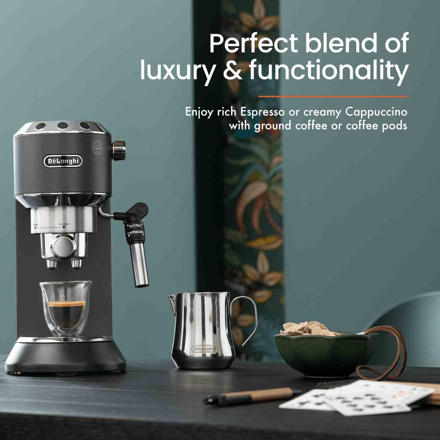 orientelectric DeLonghi EC685.BK 1350 Watt Espresso Coffee Machine (Black) - view 2