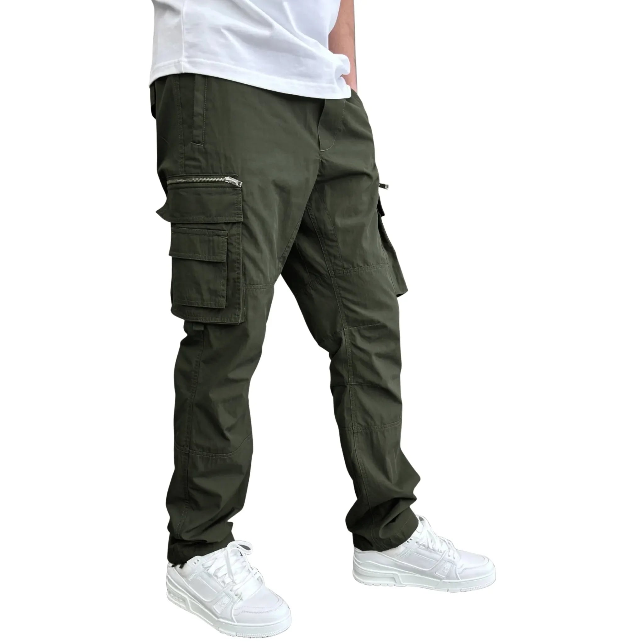 SIARR Military Dark Green Cargo Pants - view 3