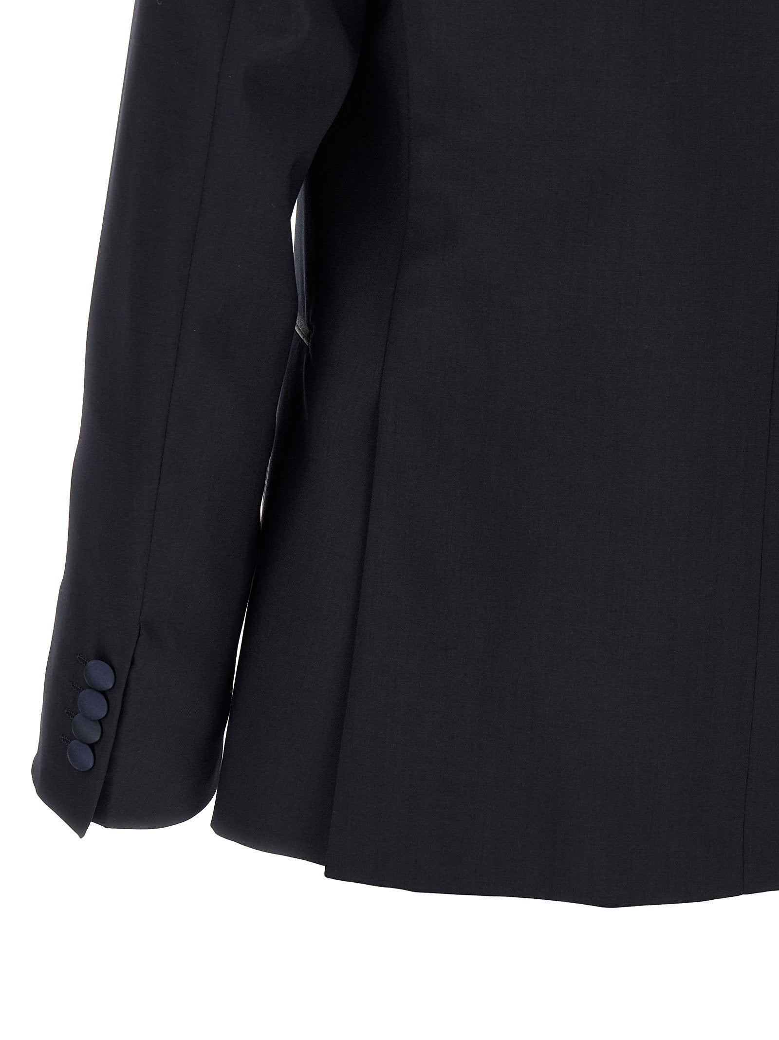 Pal Zileri Wool And Satin Dress – 100% wool - view 3
