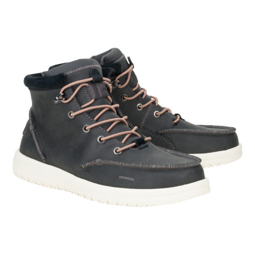 HEYDUDE shoes Bradley Nubuck Boot - Black Oyster - view 2